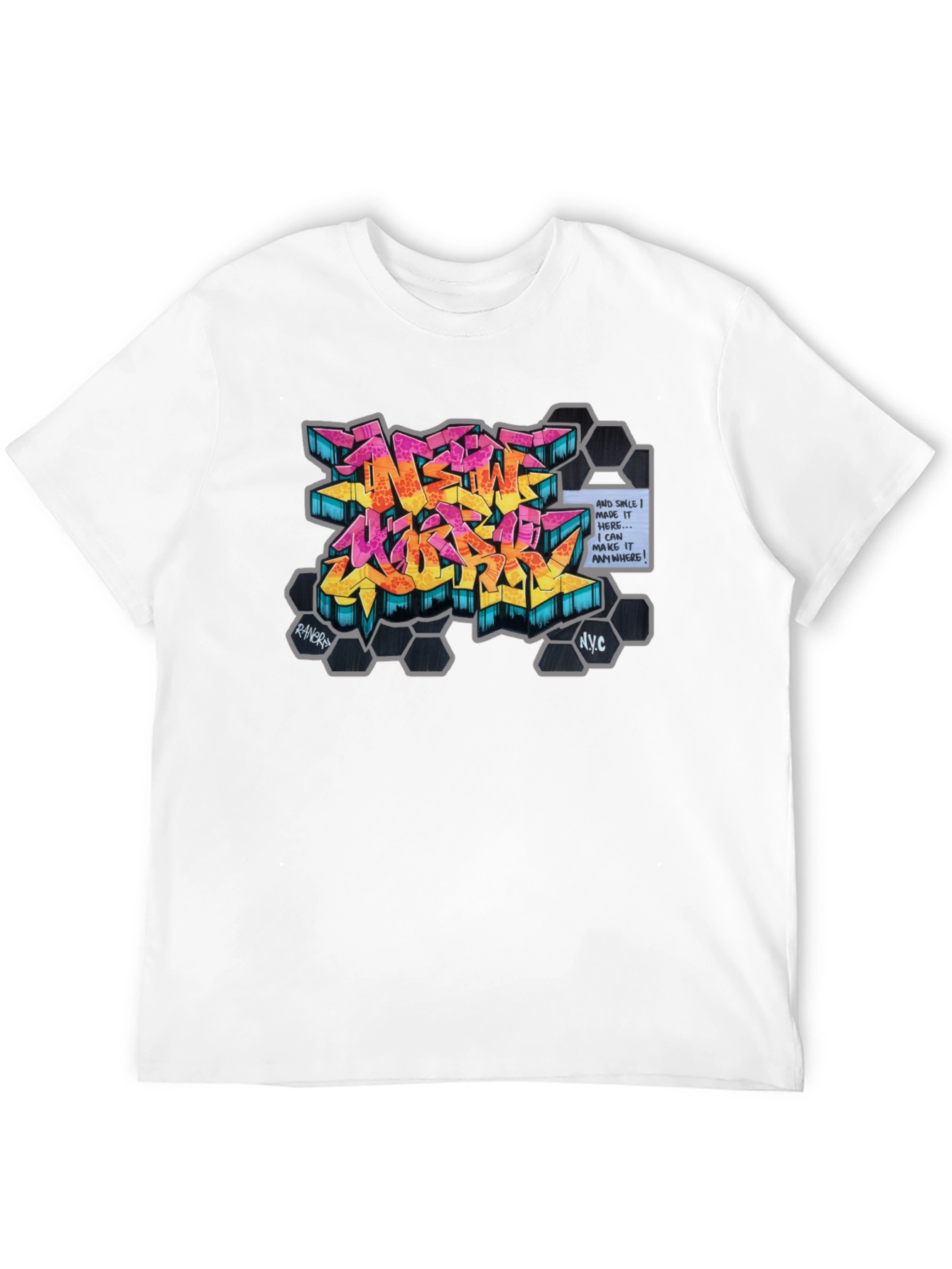 Urban Graffiti Art Graphic Tee - NYC Style