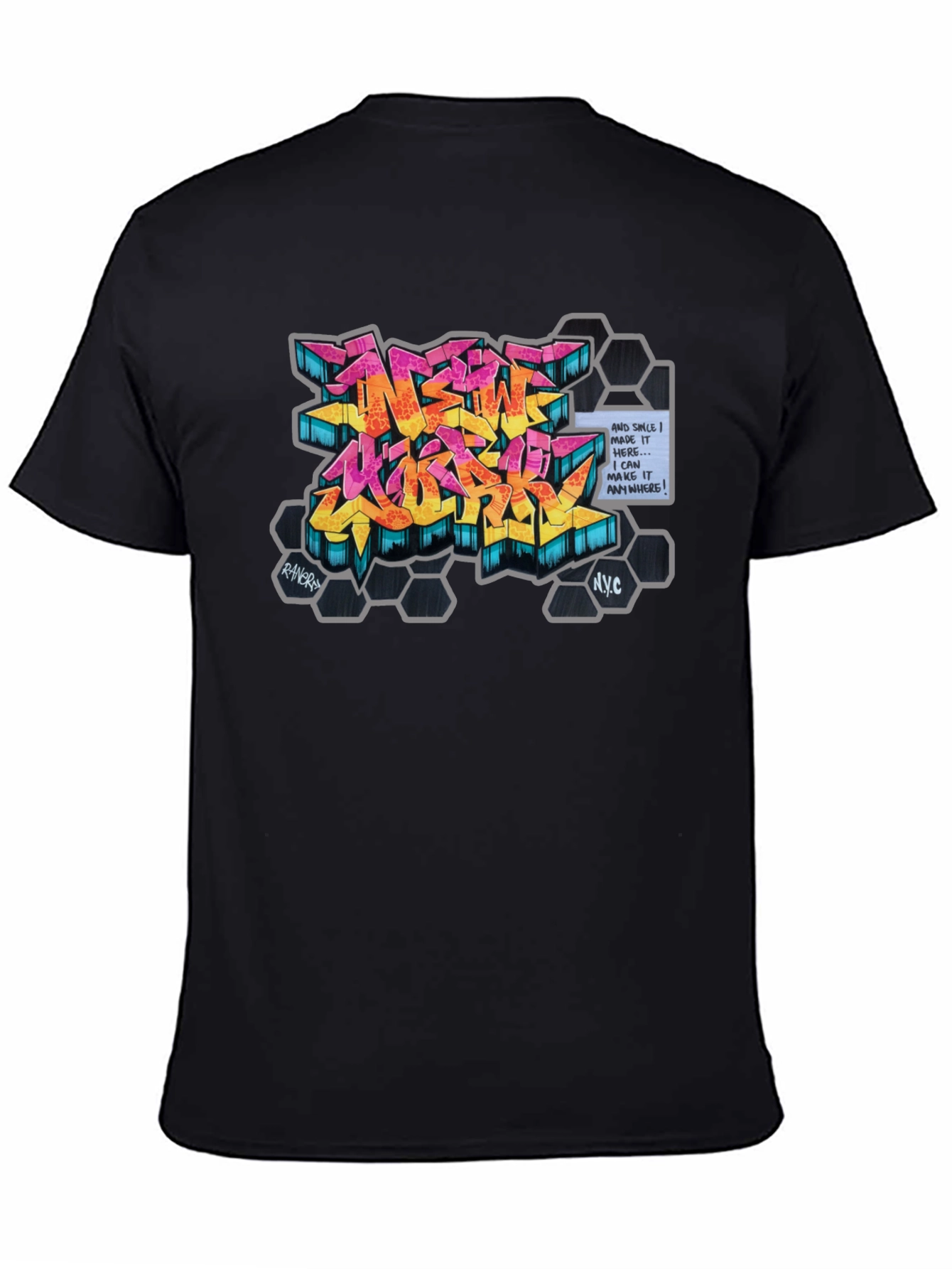 Urban Graffiti Art Graphic Tee - NYC Style