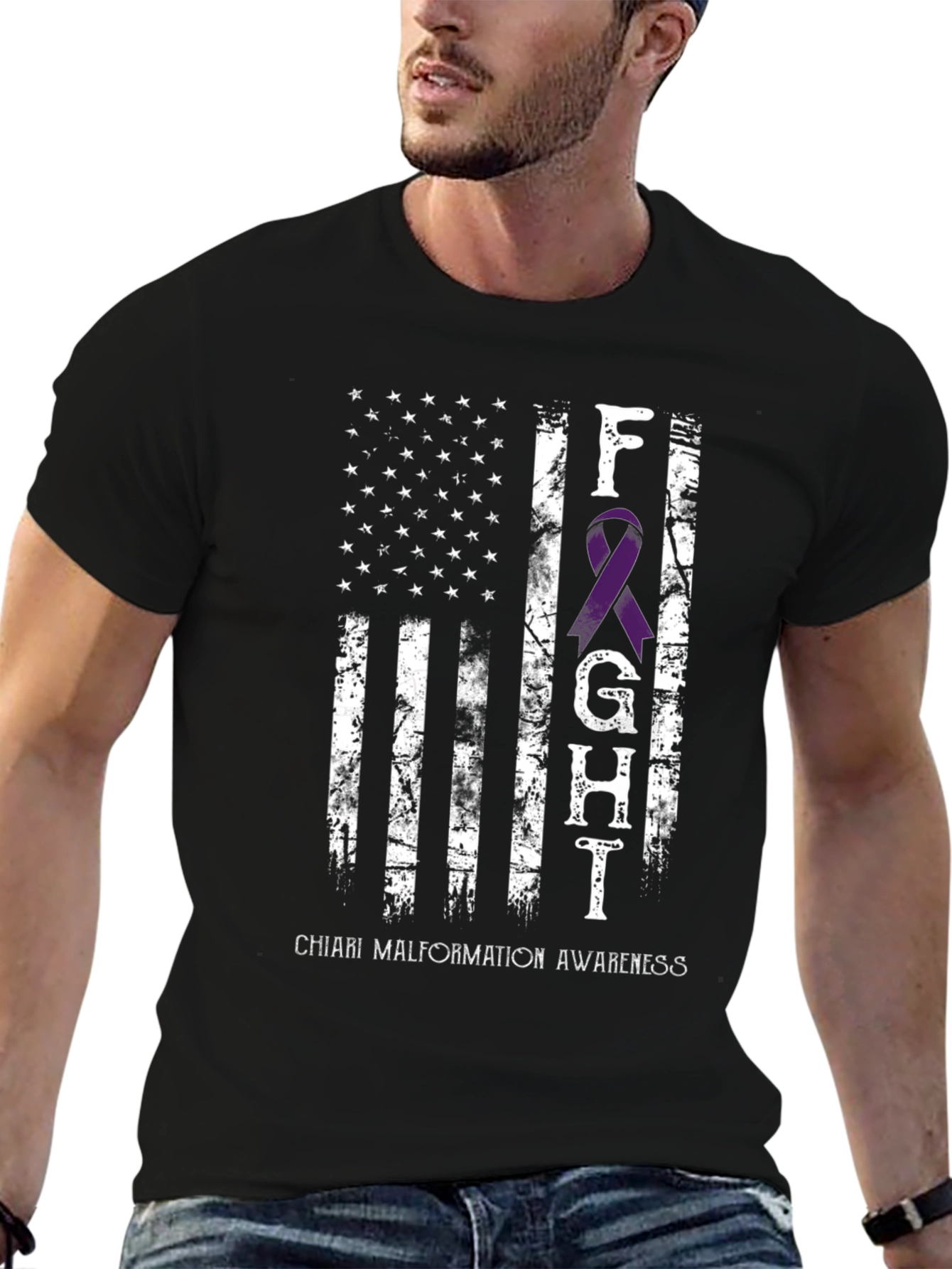 Chiari Malformation Awareness Fight T-Shirt