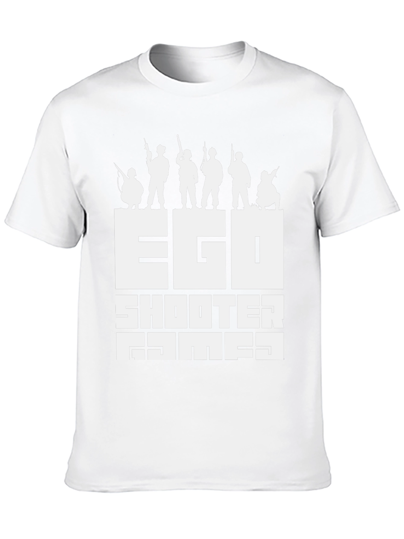 Ego Shooter Games Black Graphic T-Shirt