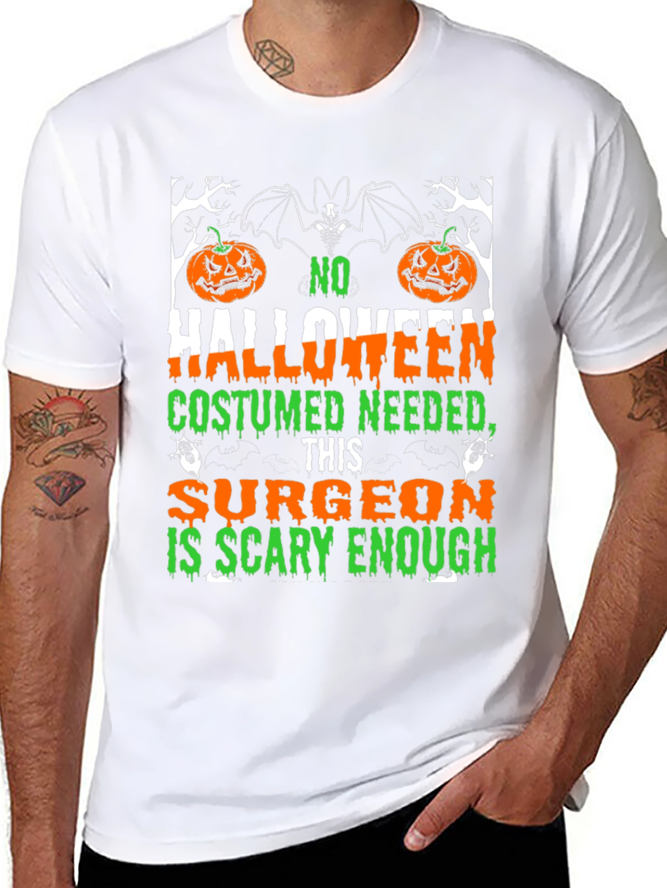 Surgeon Scary Enough Halloween T-Shirt
