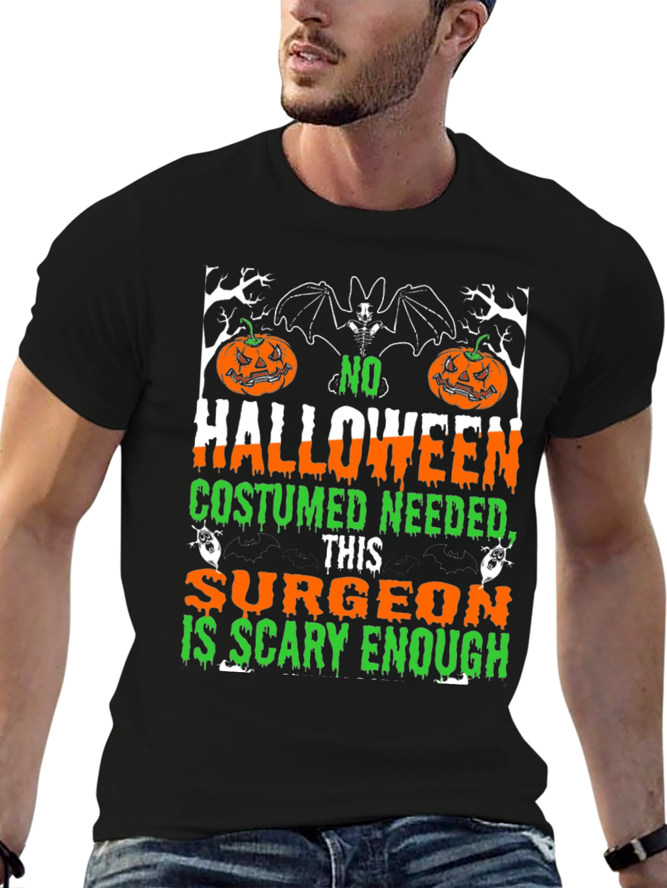 Surgeon Scary Enough Halloween T-Shirt