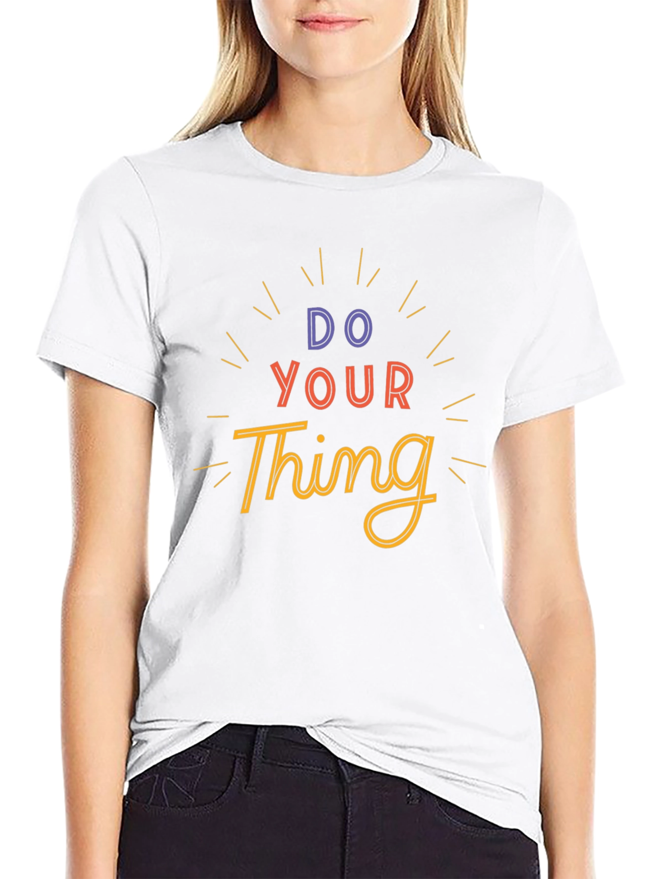 Do Your Thing Graphic T-Shirt - Black