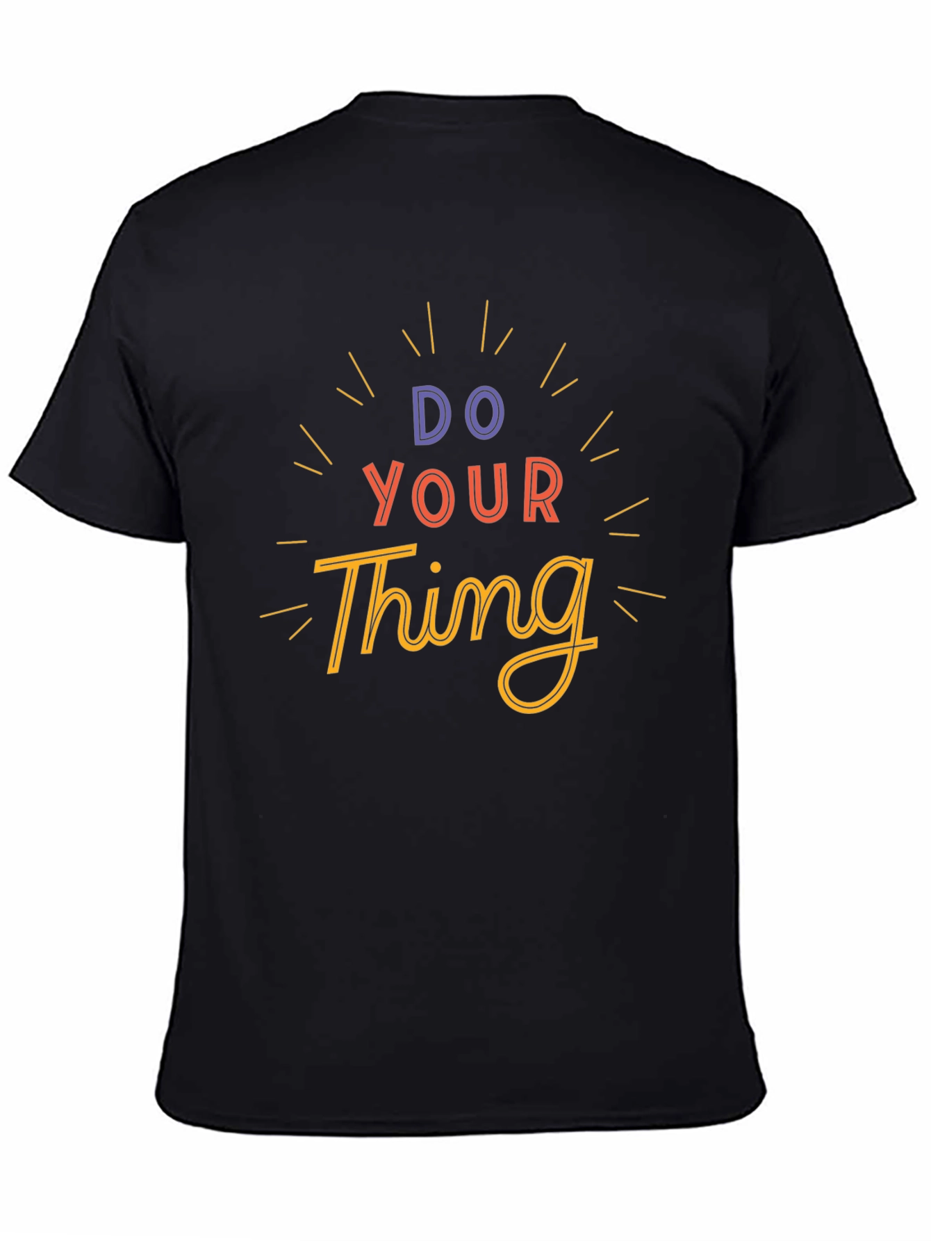 Do Your Thing Graphic T-Shirt - Black