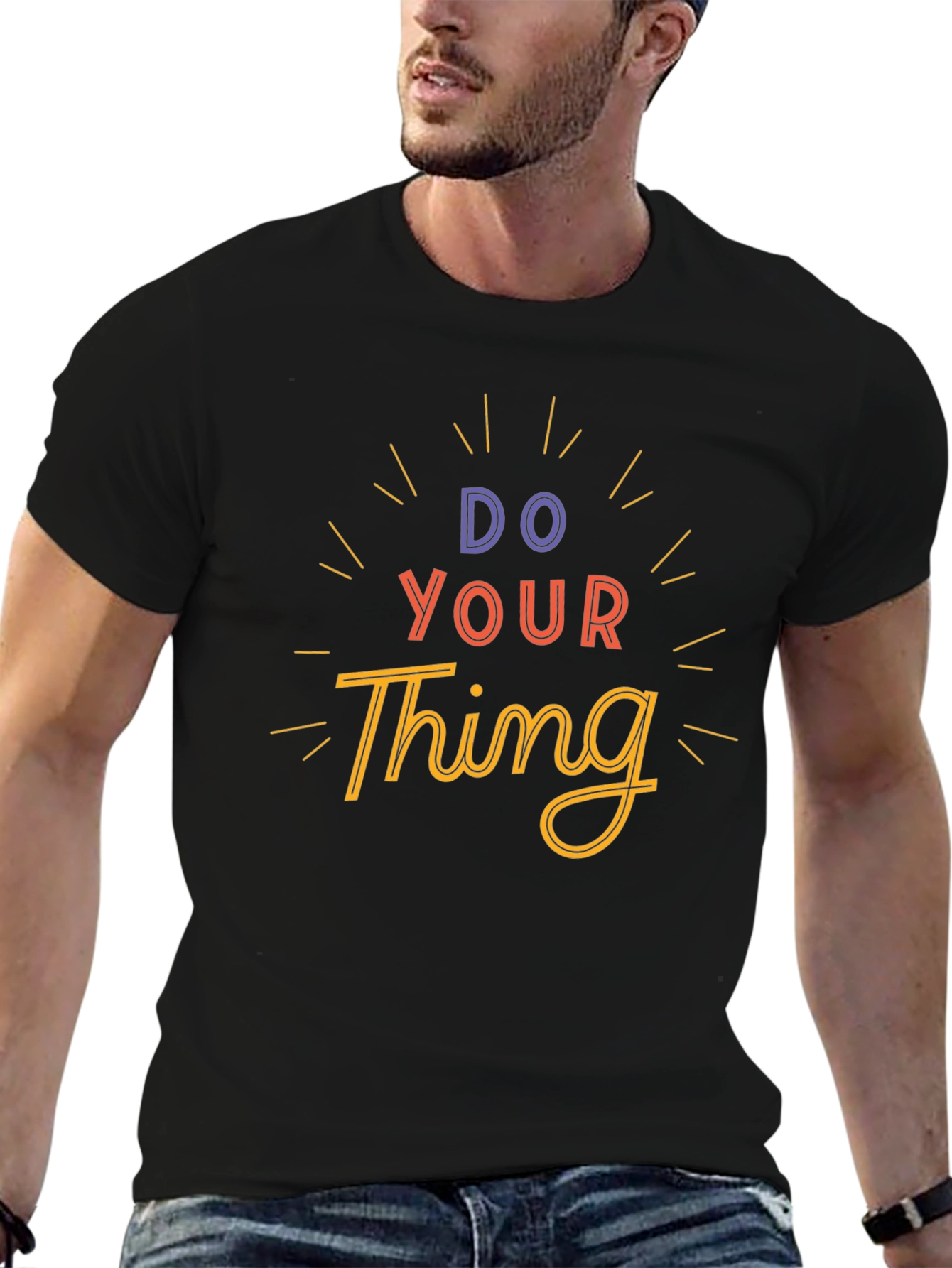 Do Your Thing Graphic T-Shirt - Black