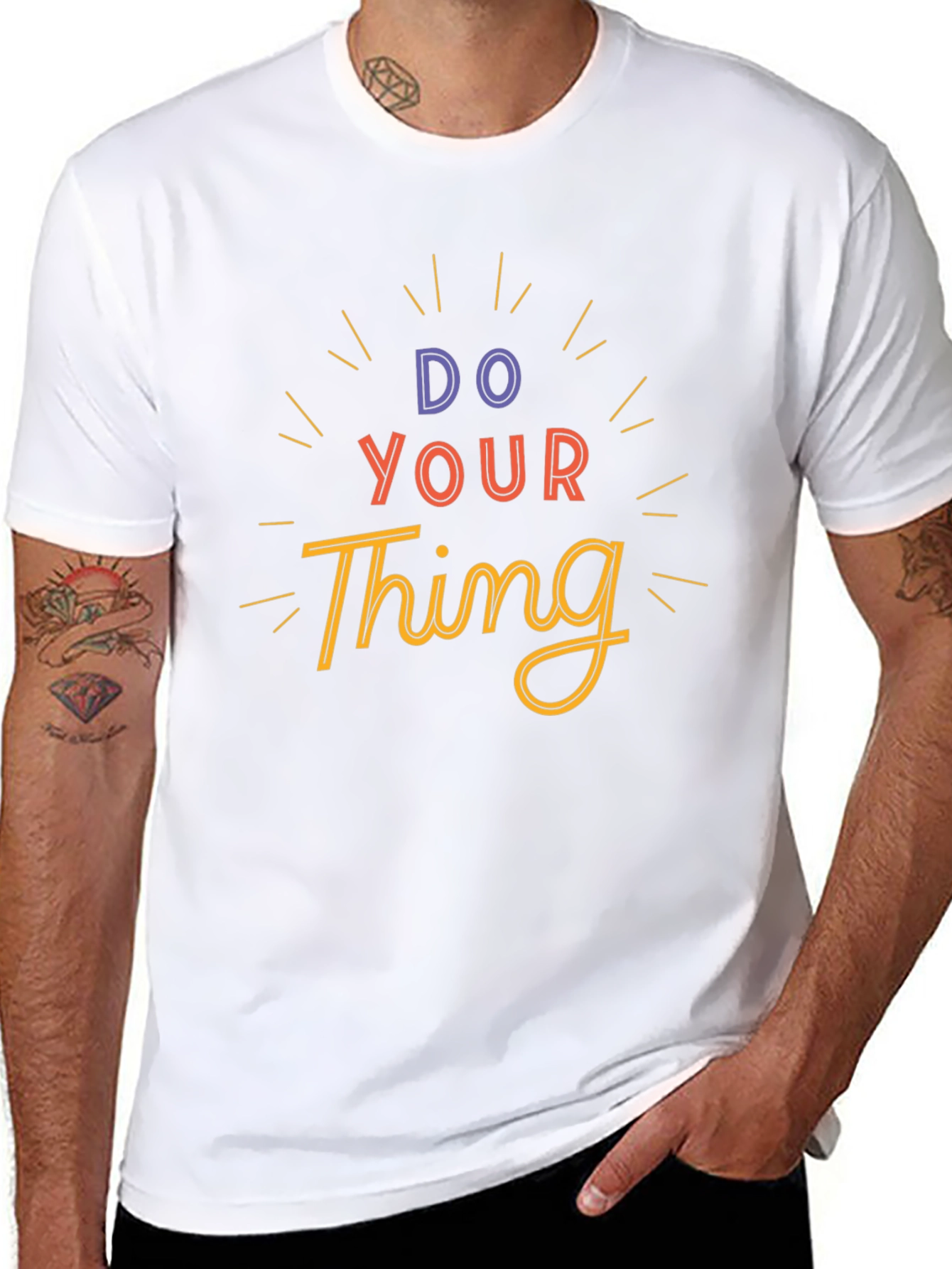 Do Your Thing Graphic T-Shirt - Black