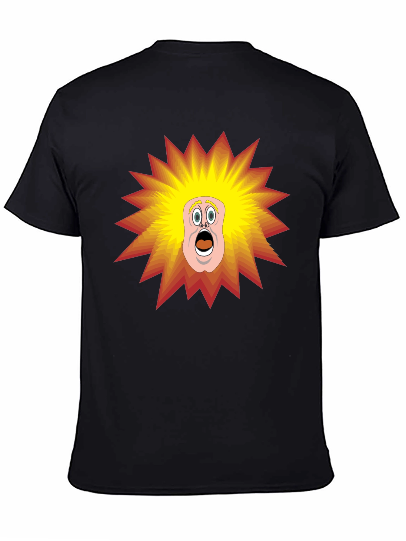 Cartoon Shock T-Shirt - Black Tee