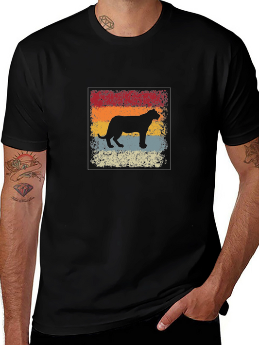 Vintage Dog Silhouette Graphic Tee