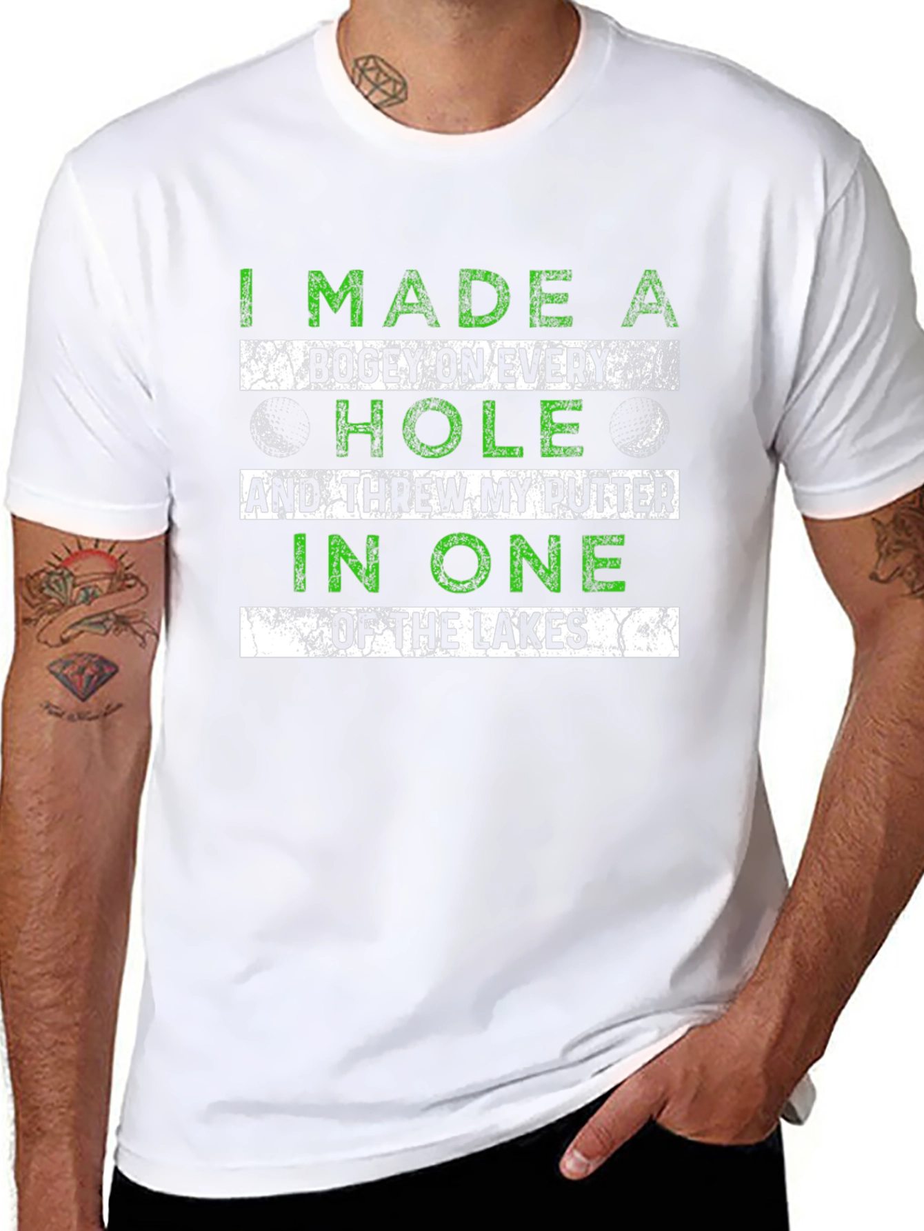 Golf Humor T-Shirt: Bogey Every Hole