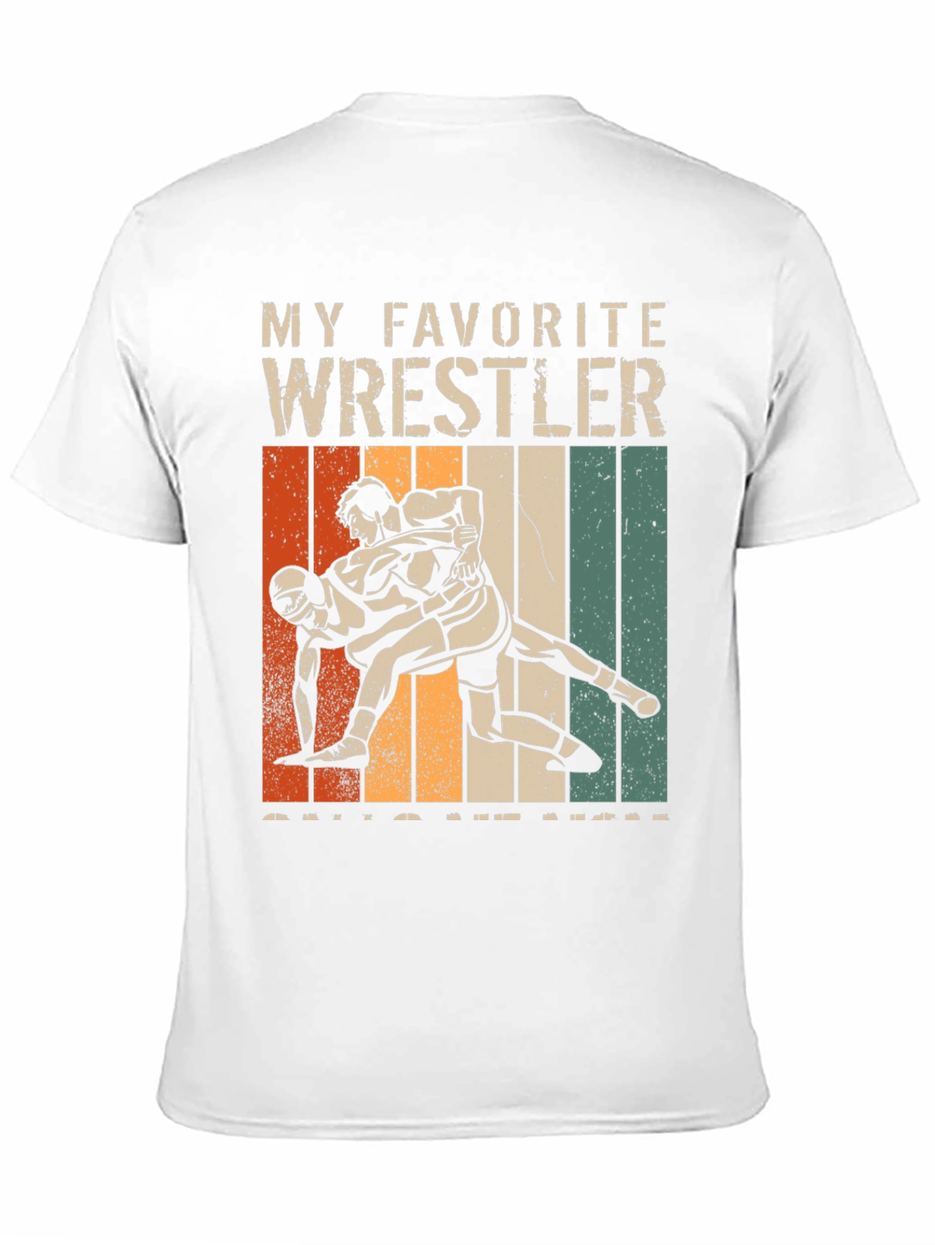 My Favorite Wrestler T-Shirt - Retro Style