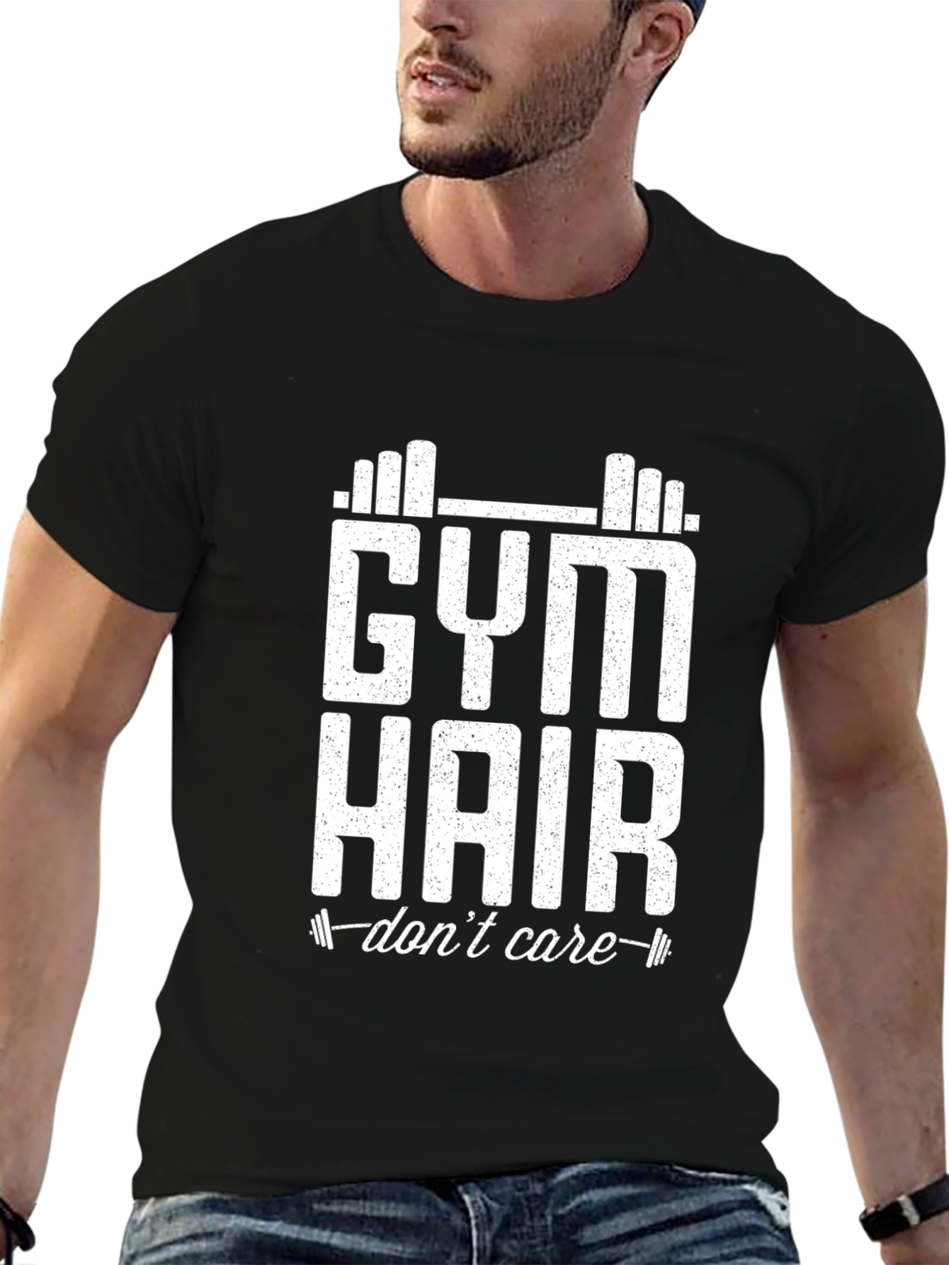 Gym Hair Dont Care T-Shirt - Workout Apparel