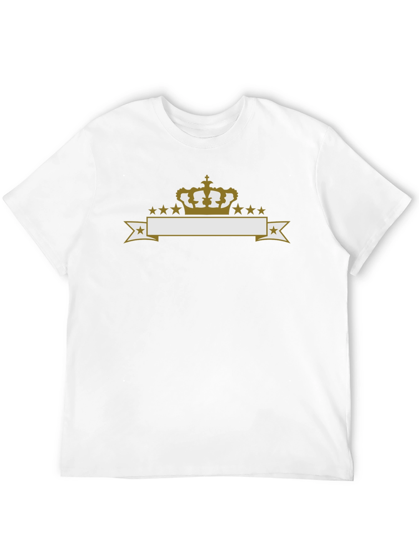 Crown & Stars Graphic Tee - Black