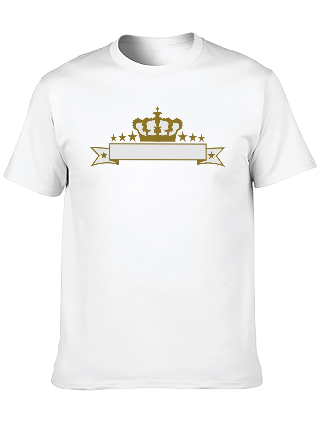 Crown & Stars Graphic Tee - Black