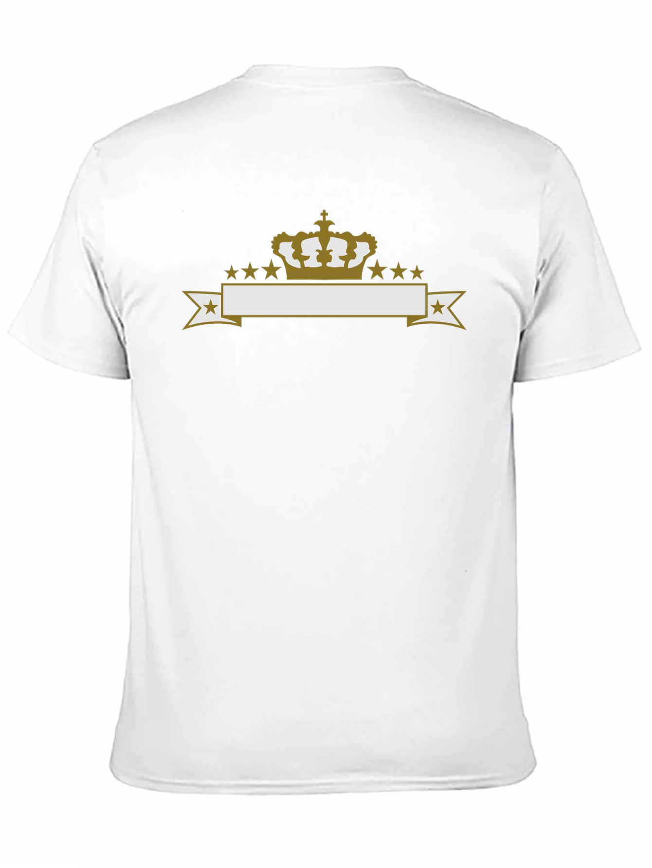 Crown & Stars Graphic Tee - Black