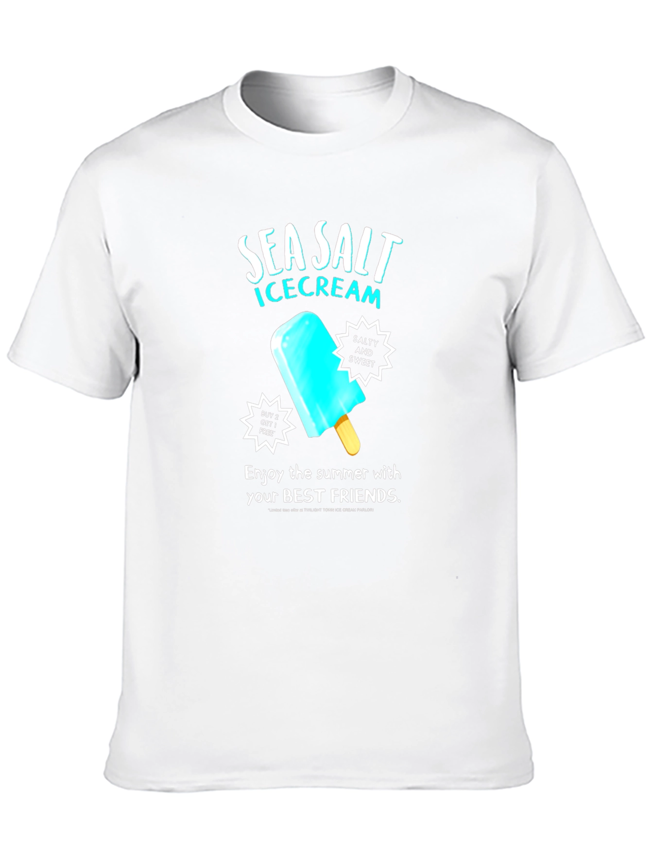 Sea Salt Ice Cream Graphic T-Shirt