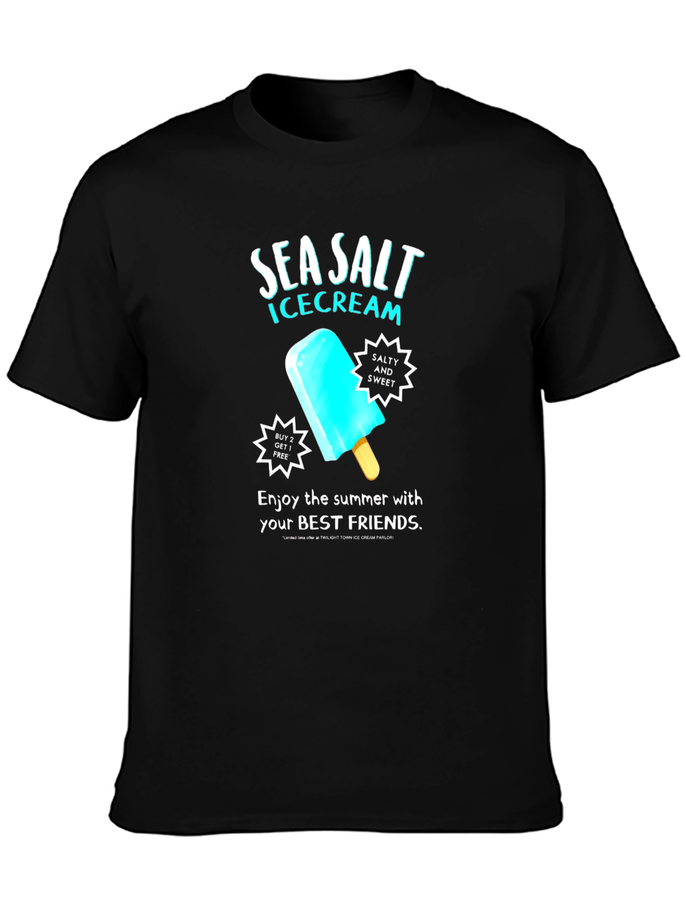 Sea Salt Ice Cream Graphic T-Shirt