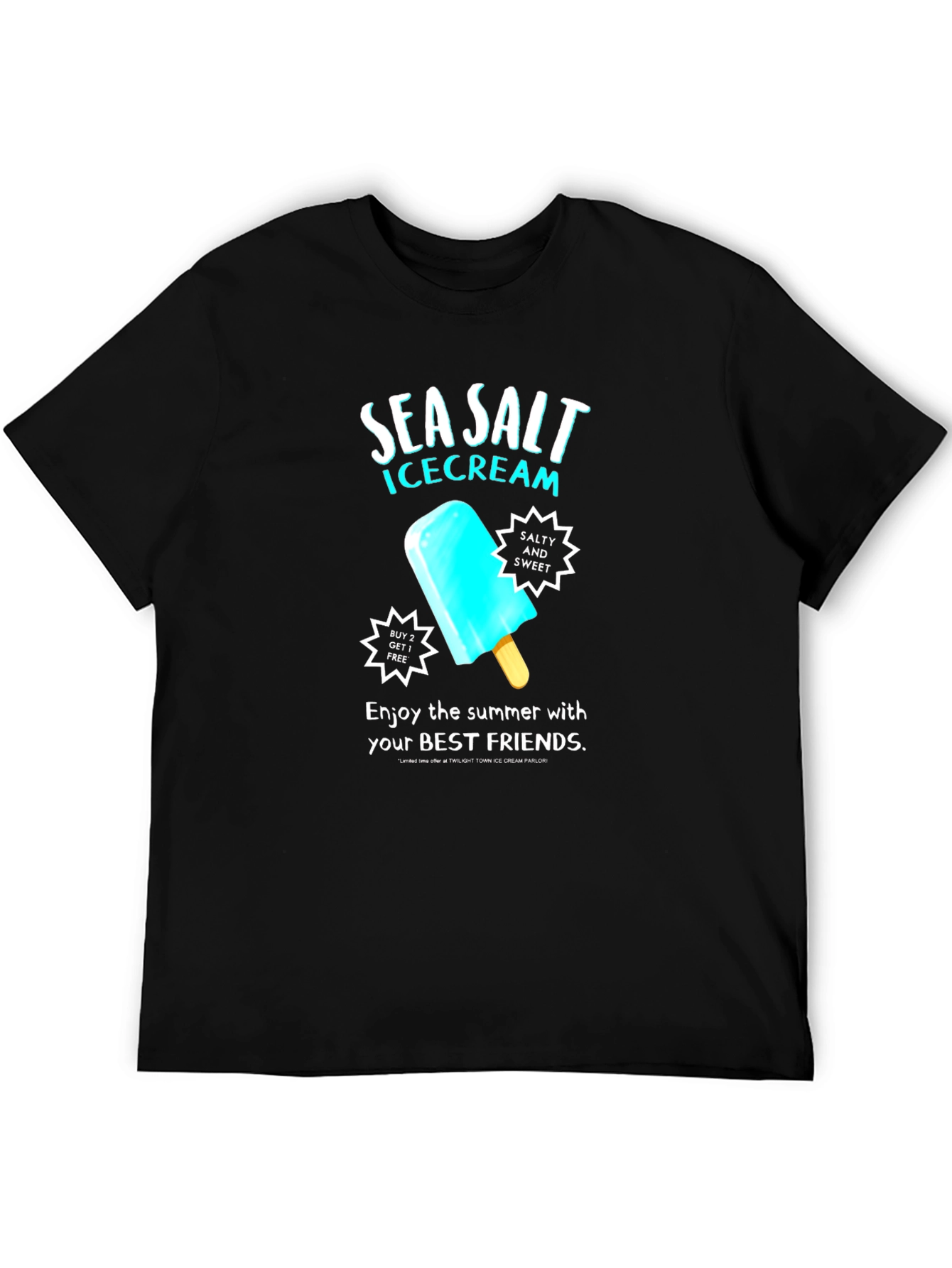 Sea Salt Ice Cream Graphic T-Shirt