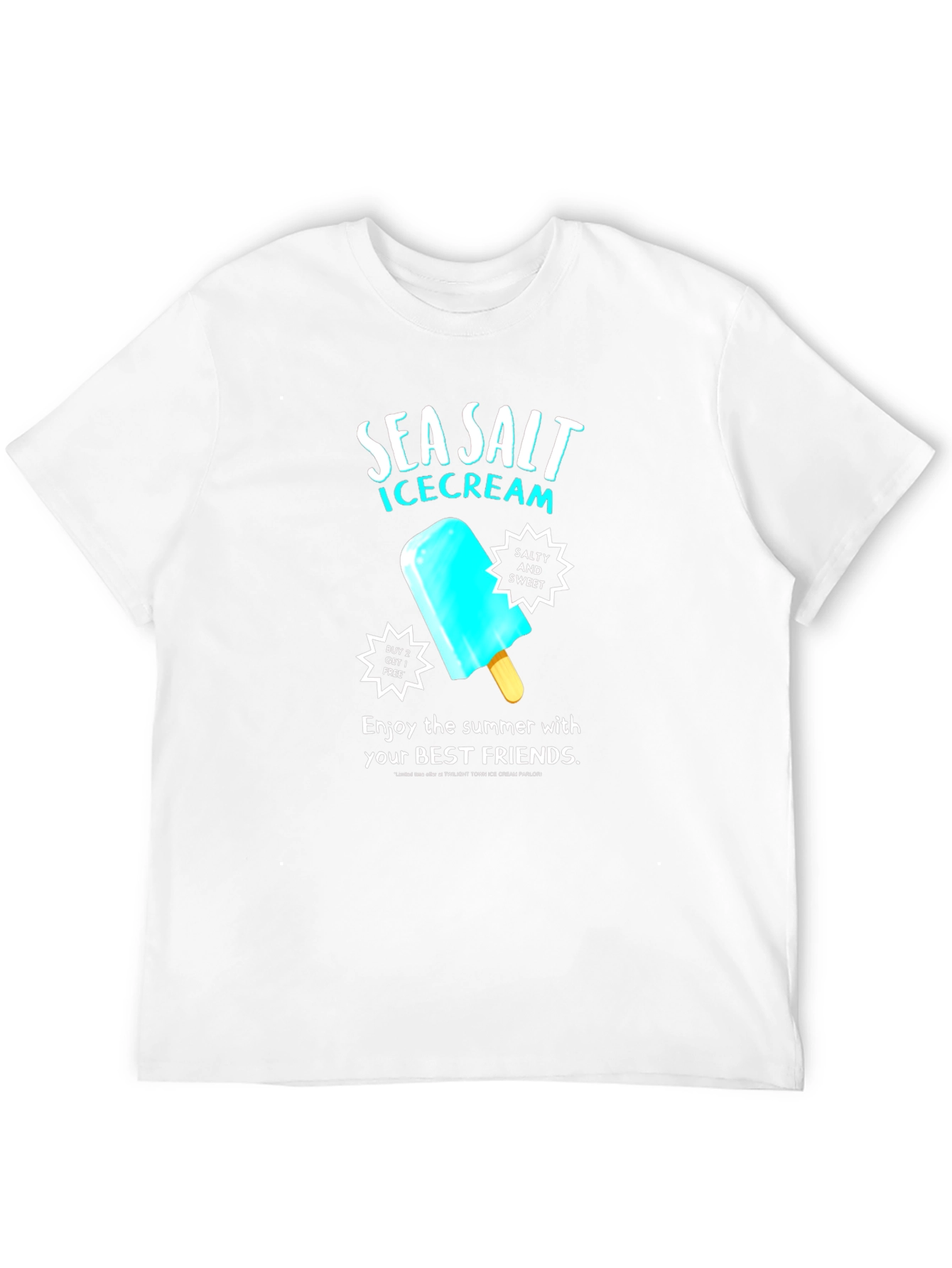 Sea Salt Ice Cream Graphic T-Shirt