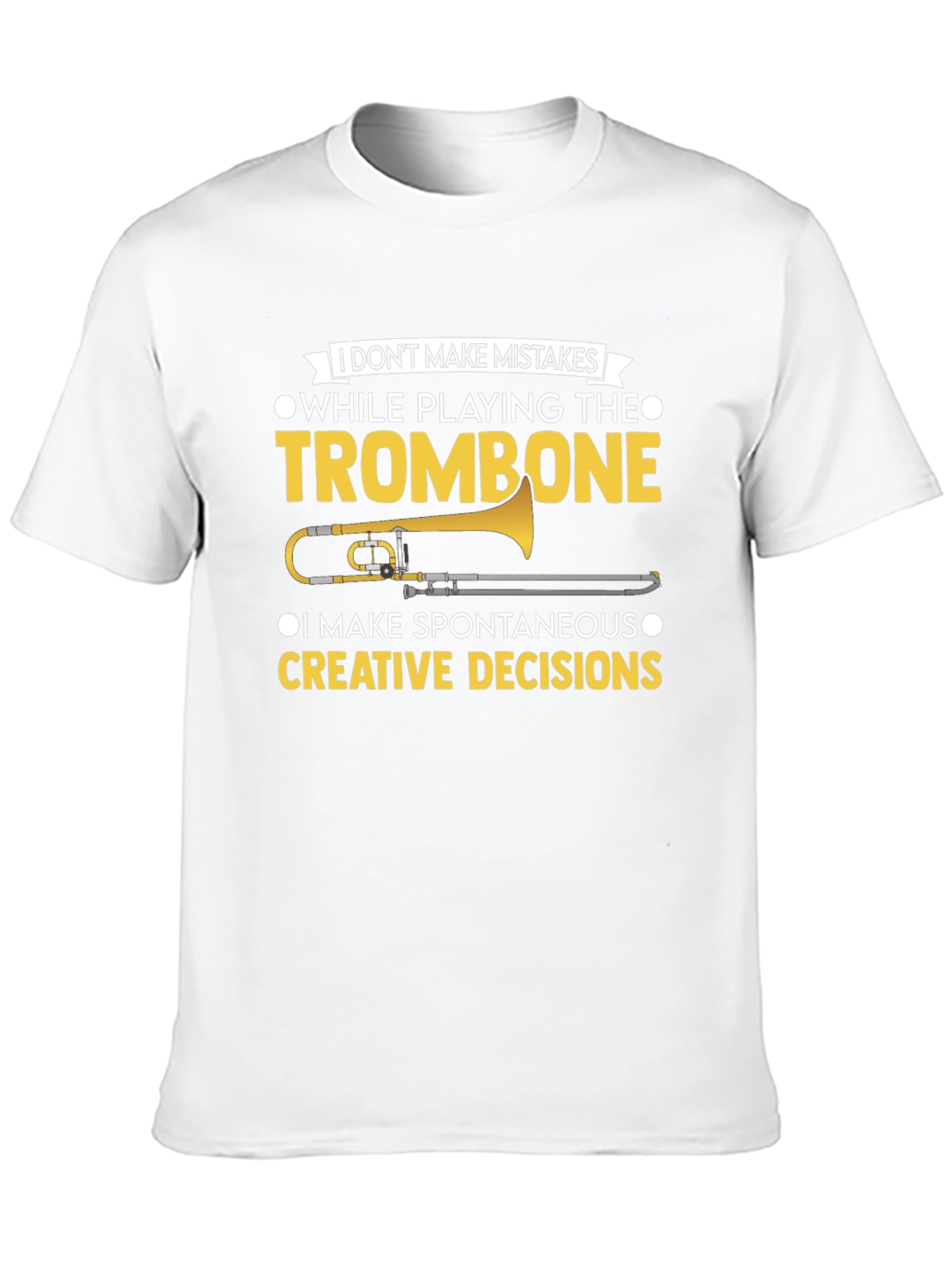 Trombone Player Funny Graphic T-Shirt