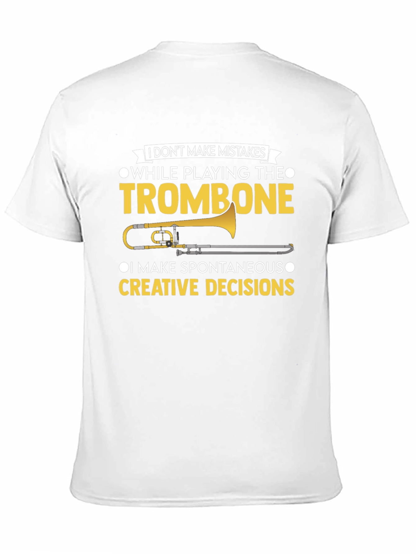 Trombone Player Funny Graphic T-Shirt