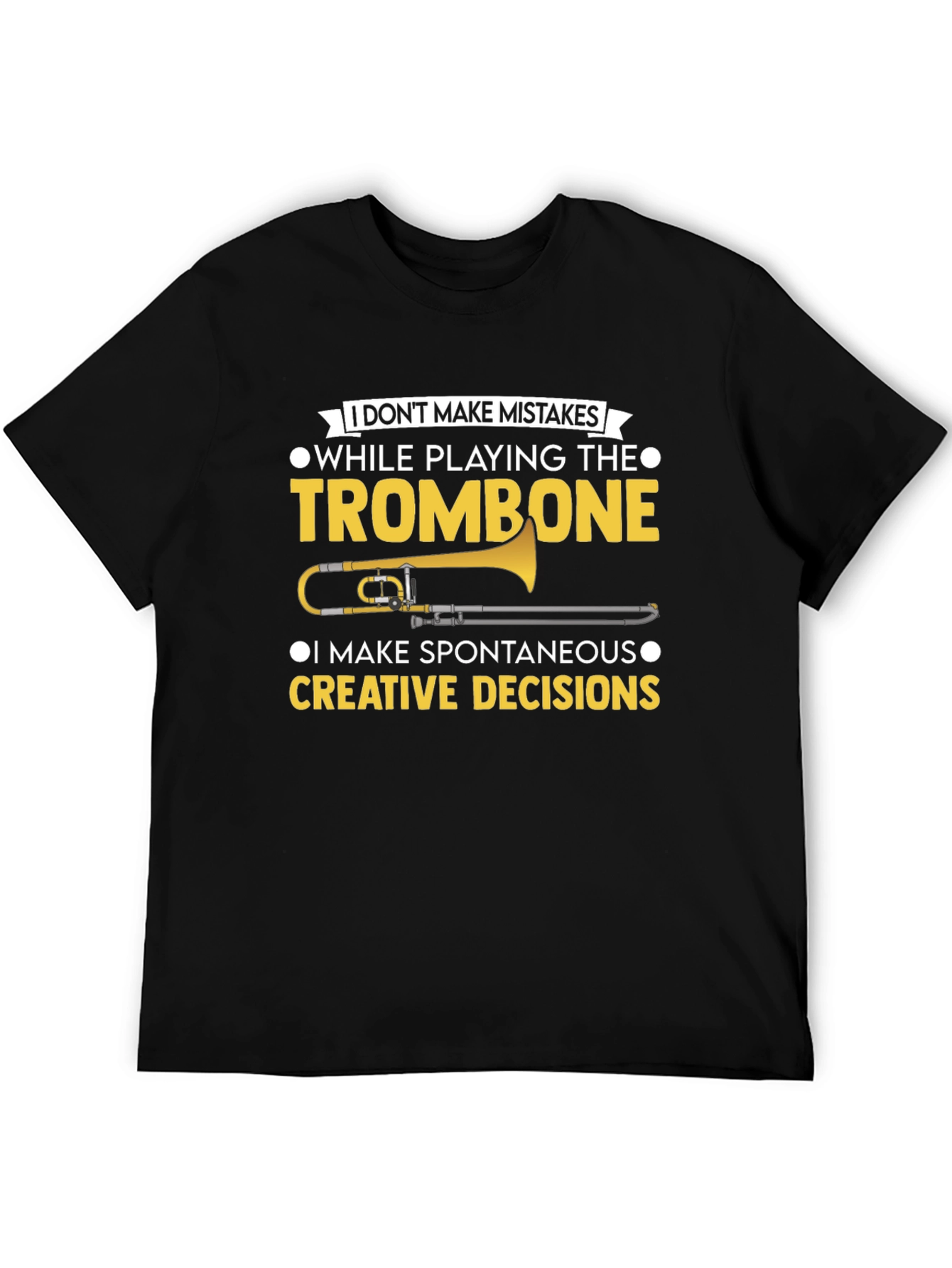 Trombone Player Funny Graphic T-Shirt
