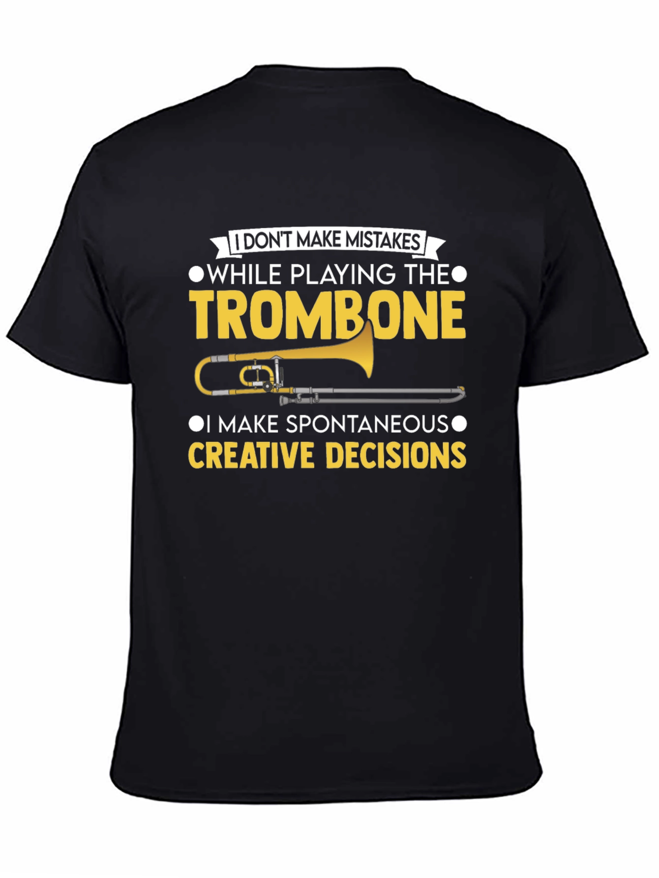 Trombone Player Funny Graphic T-Shirt