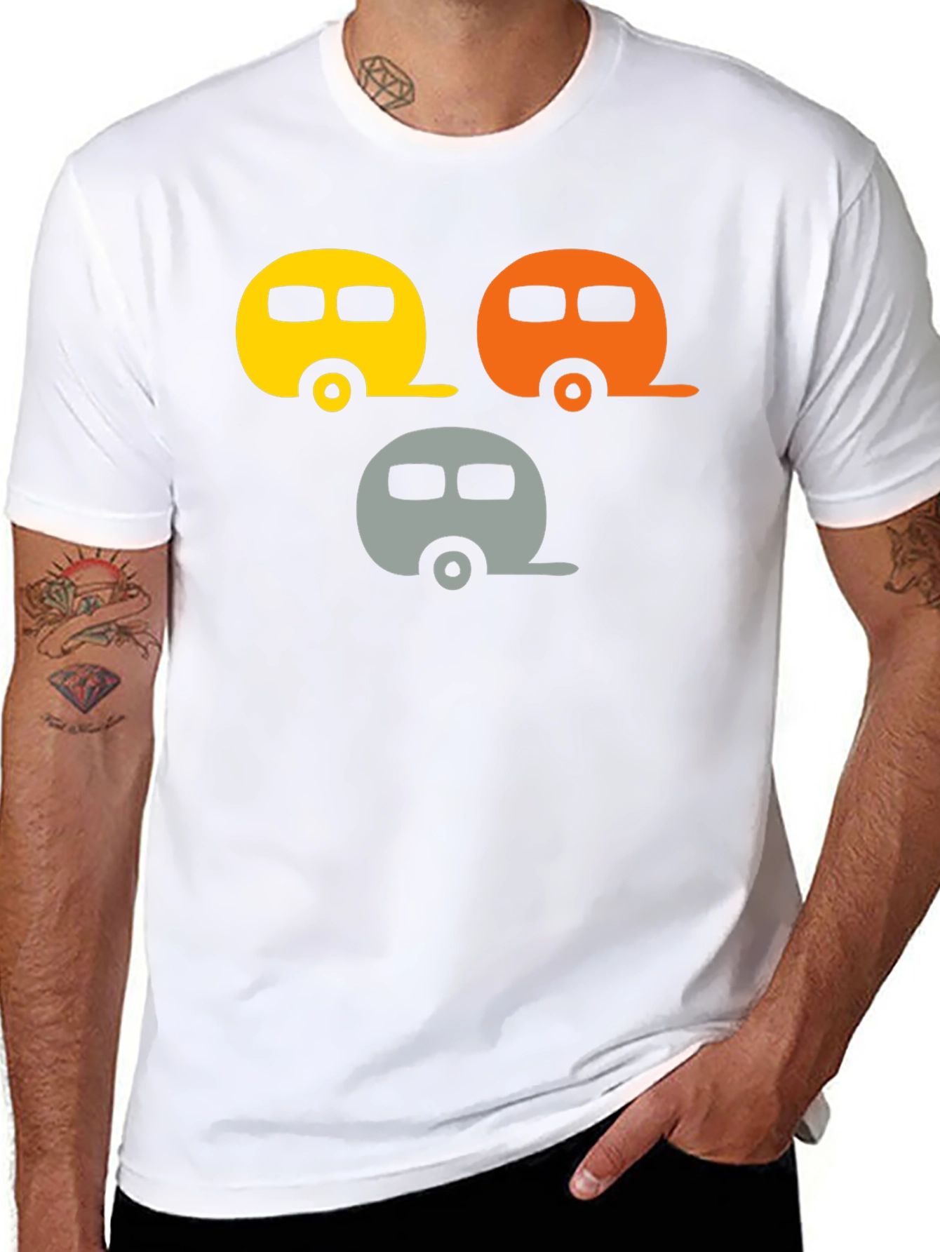 Retro Camper T-Shirt - Novelty RV Camping Tee