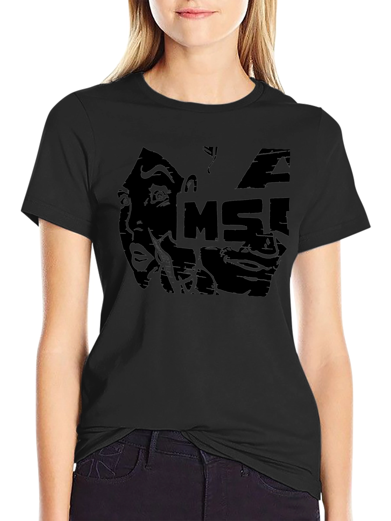 Mystic Silhouette Black T-Shirt