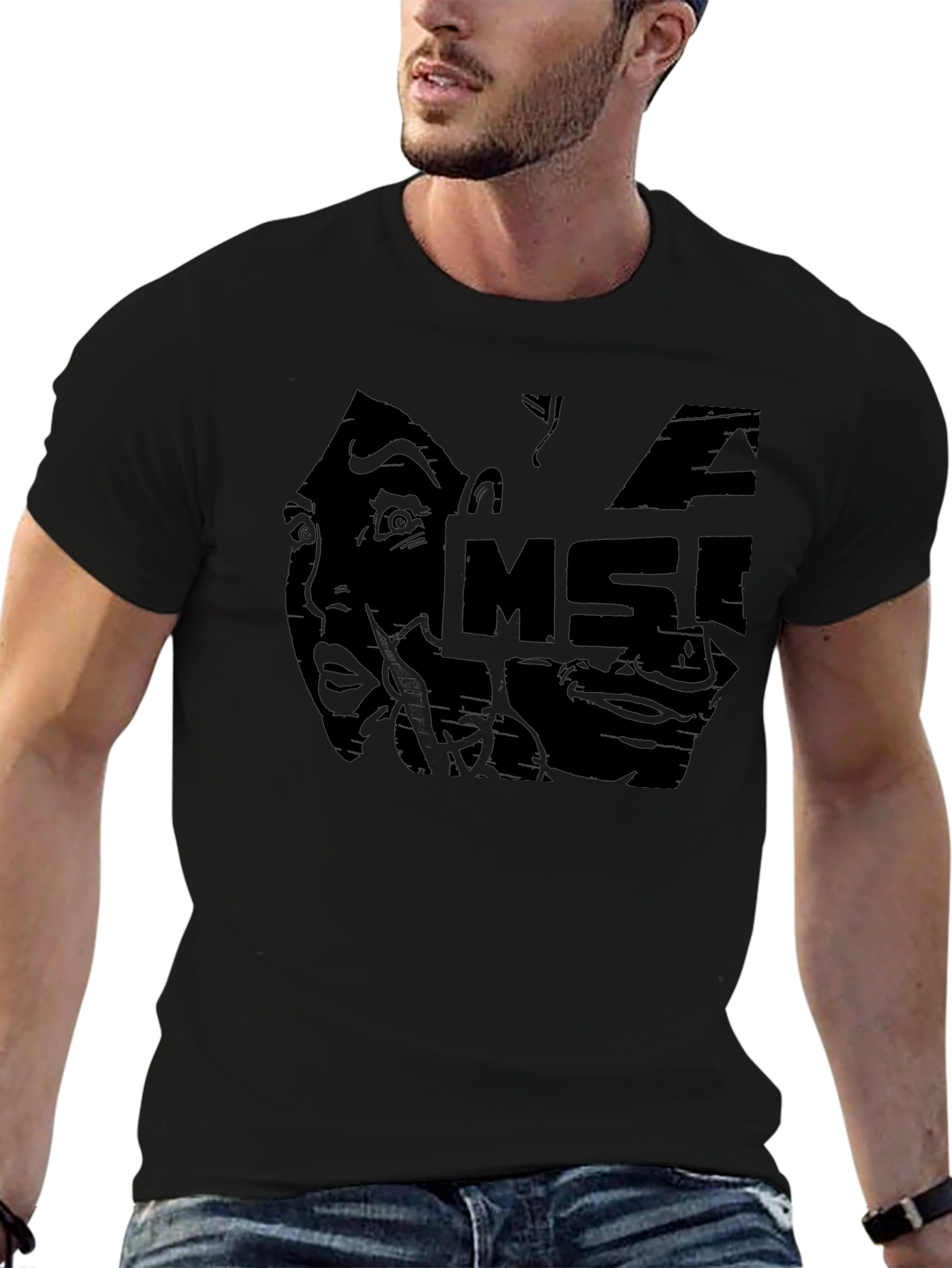 Mystic Silhouette Black T-Shirt