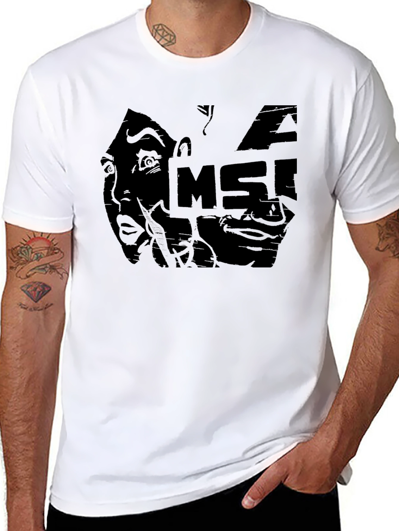 Mystic Silhouette Black T-Shirt