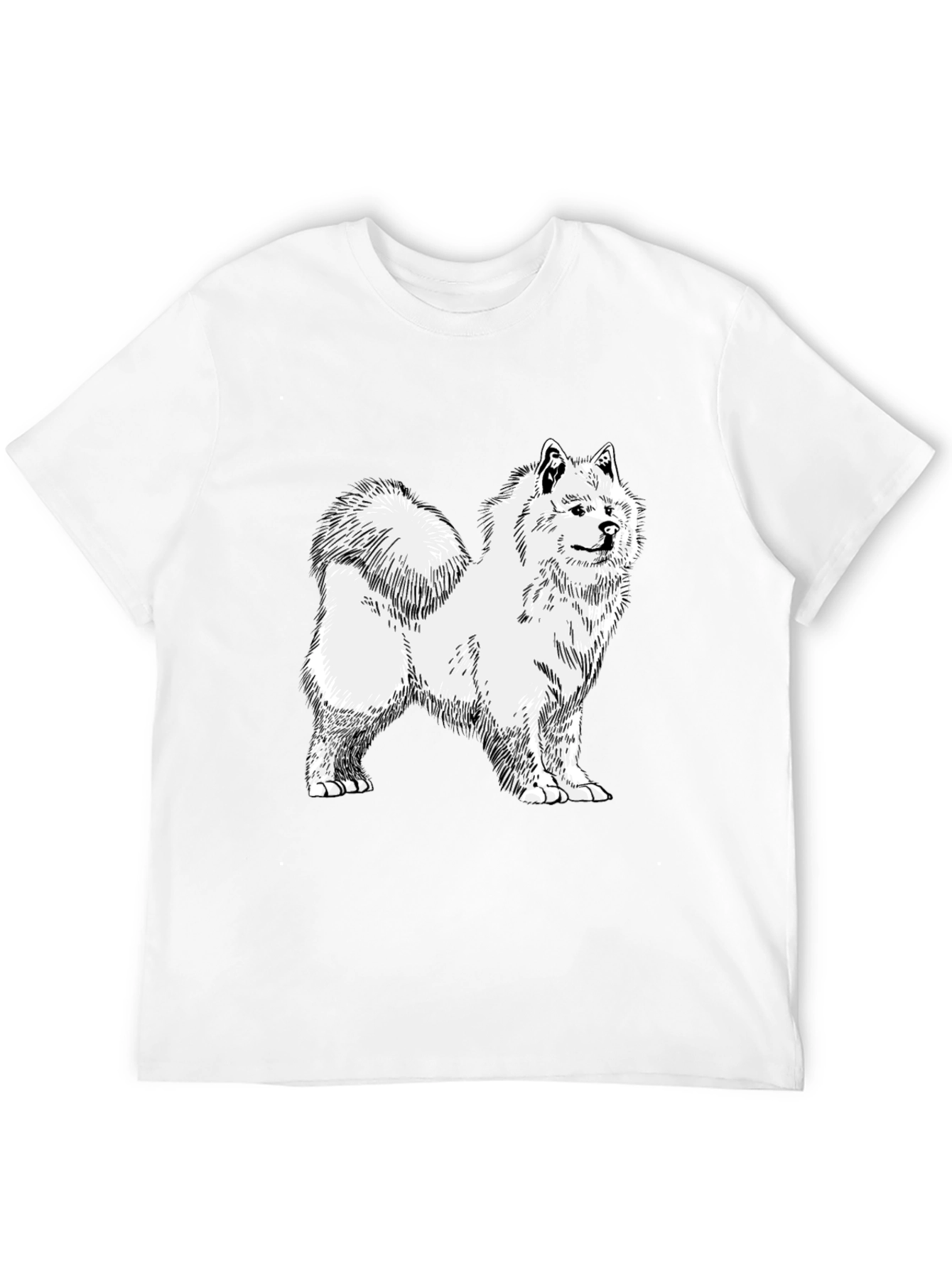 Dog Sketch Graphic Tee - Unisex Black T-Shirt