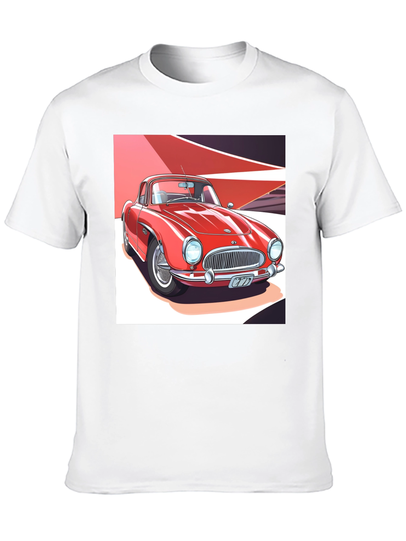 Classic Car Graphic Black T-Shirt