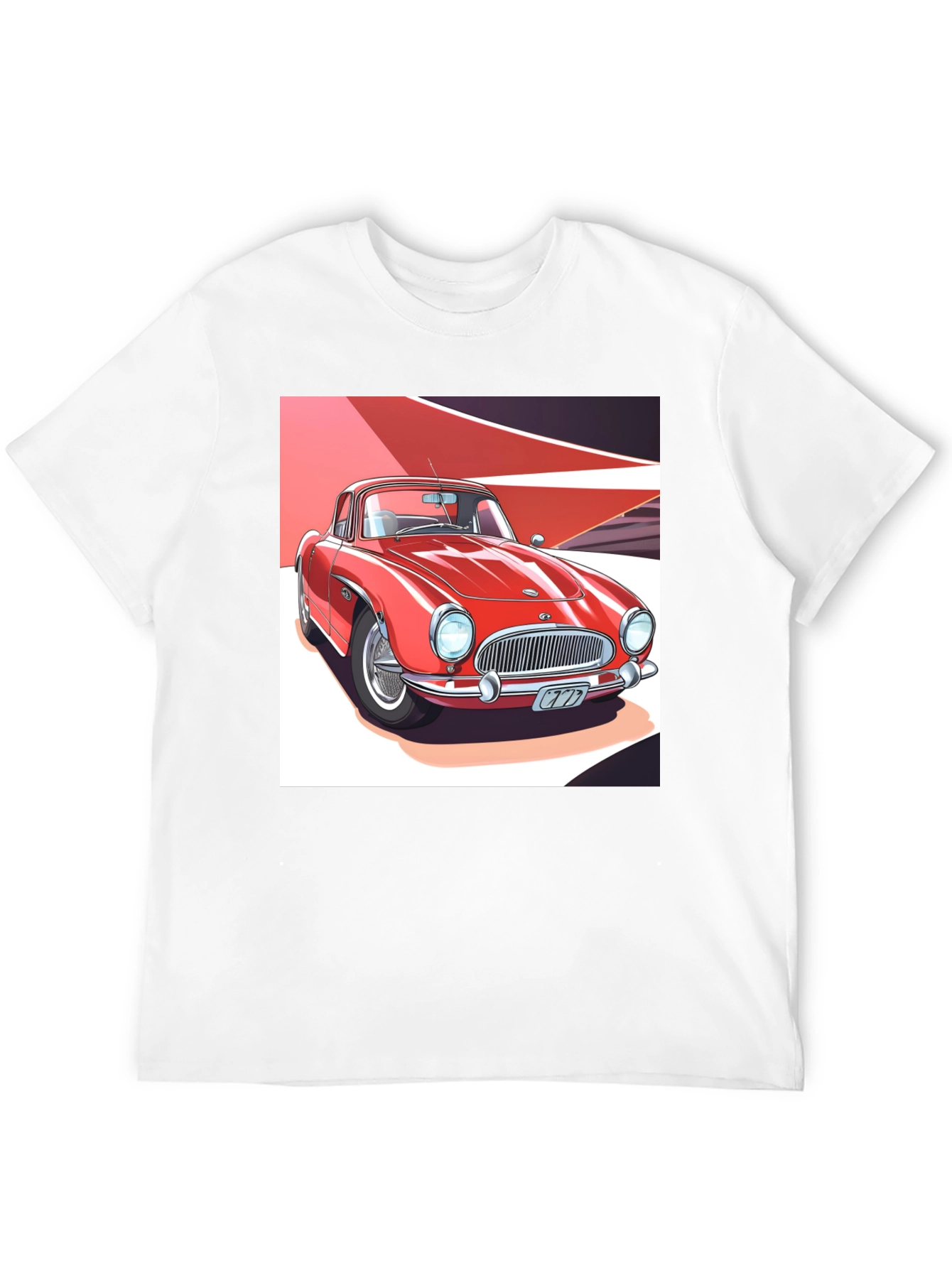 Classic Car Graphic Black T-Shirt