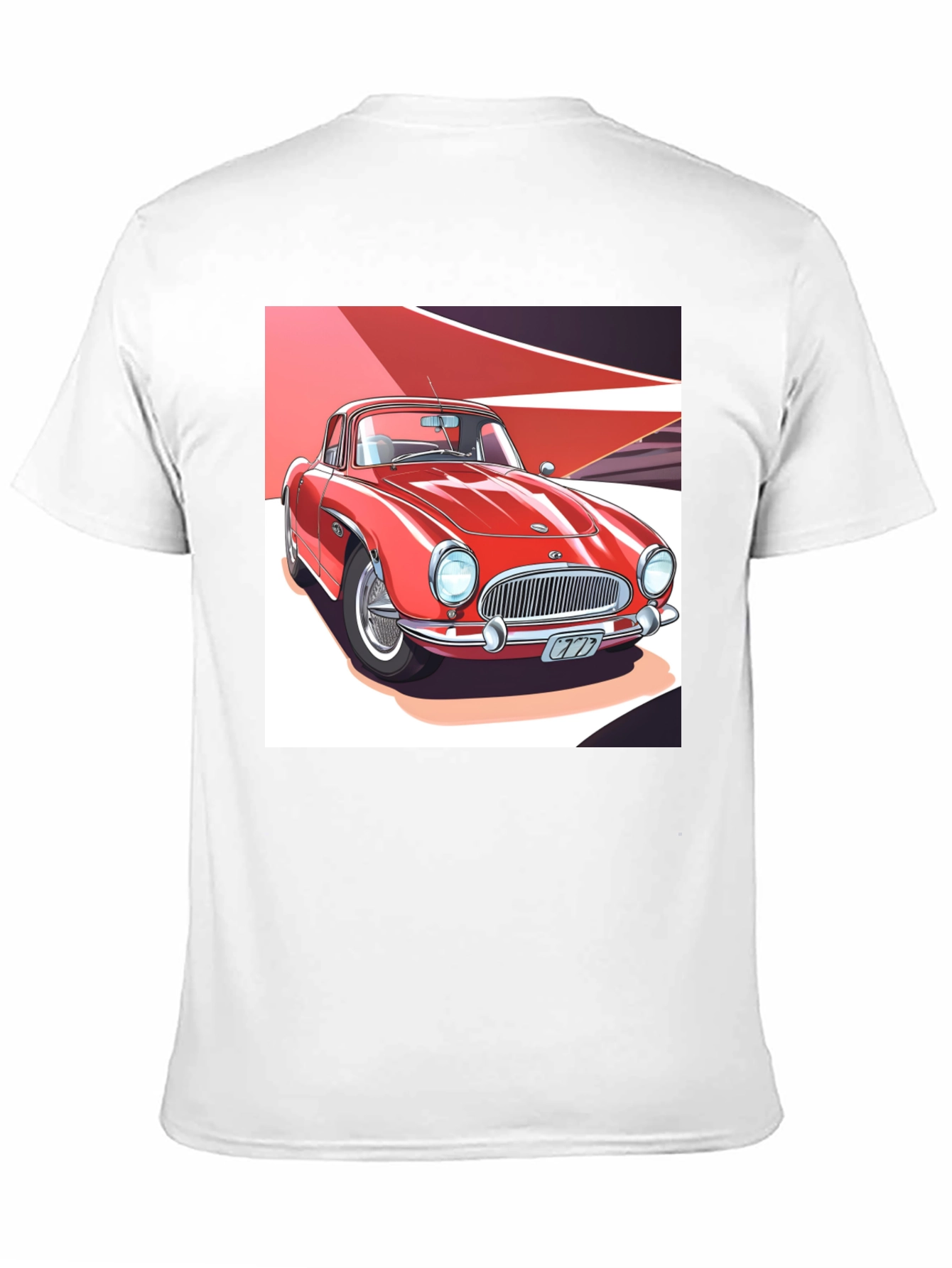 Classic Car Graphic Black T-Shirt