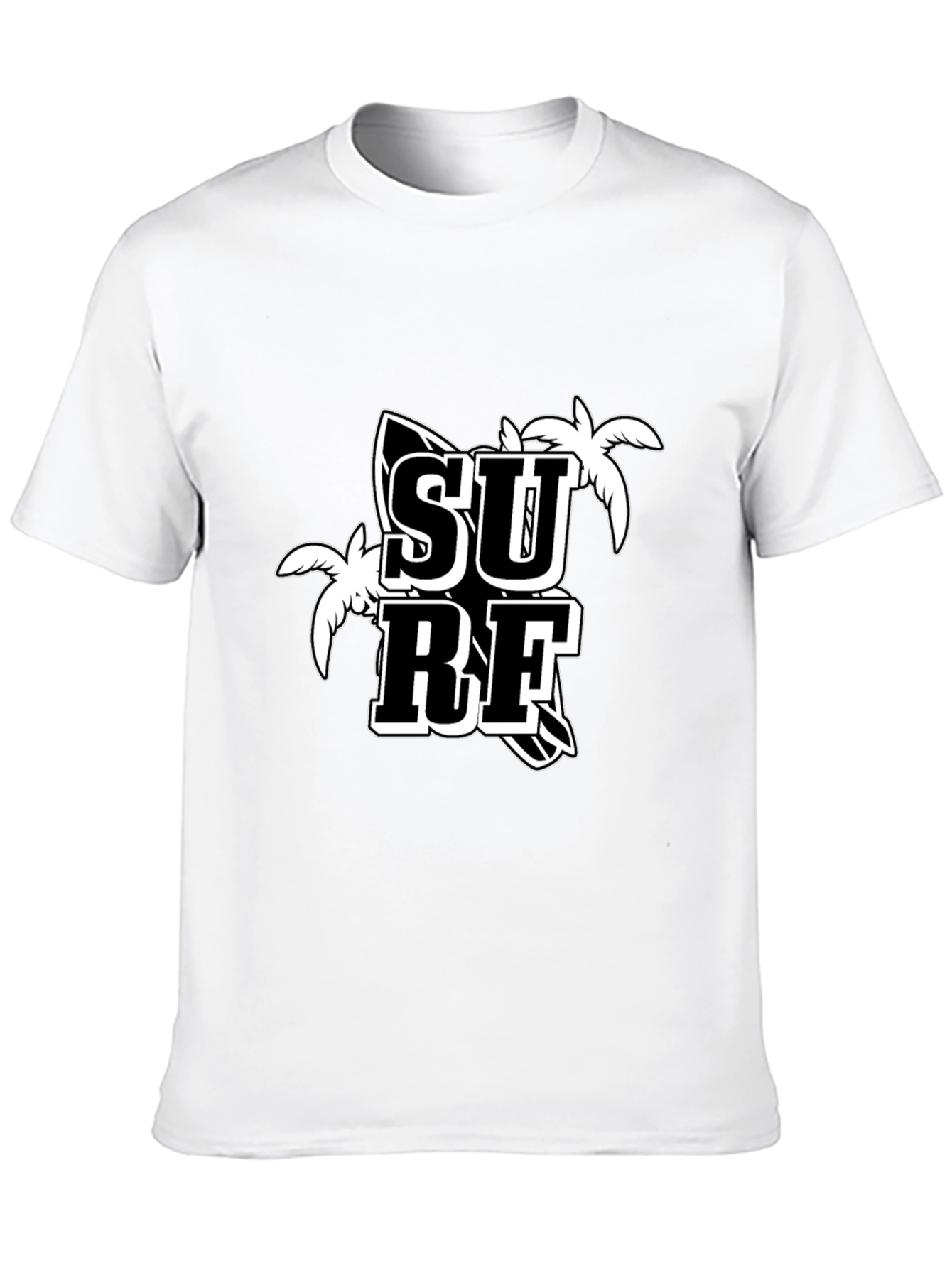 Surf Graphic T-Shirt - Black