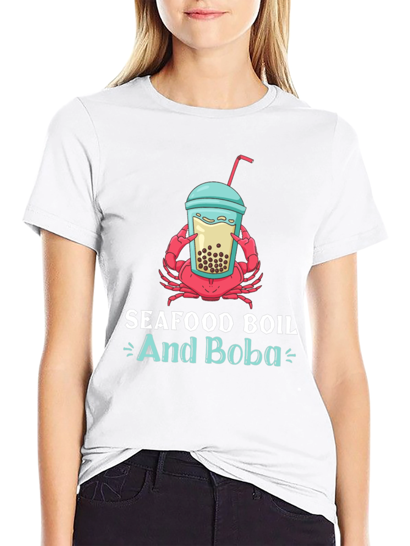 Seafood Boil and Boba T-Shirt