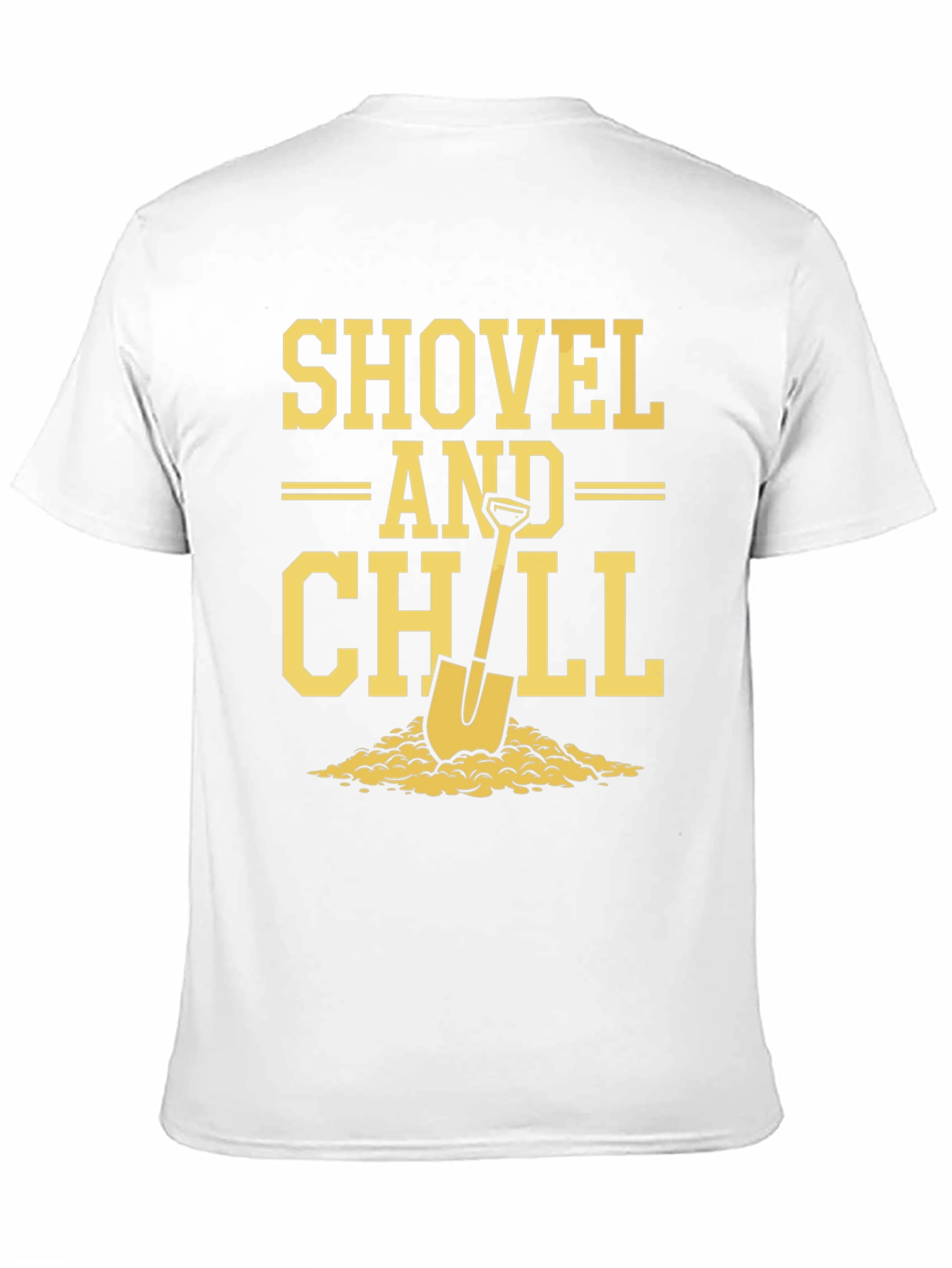Shovel and Chill Graphic Tee - Black Cotton Blend