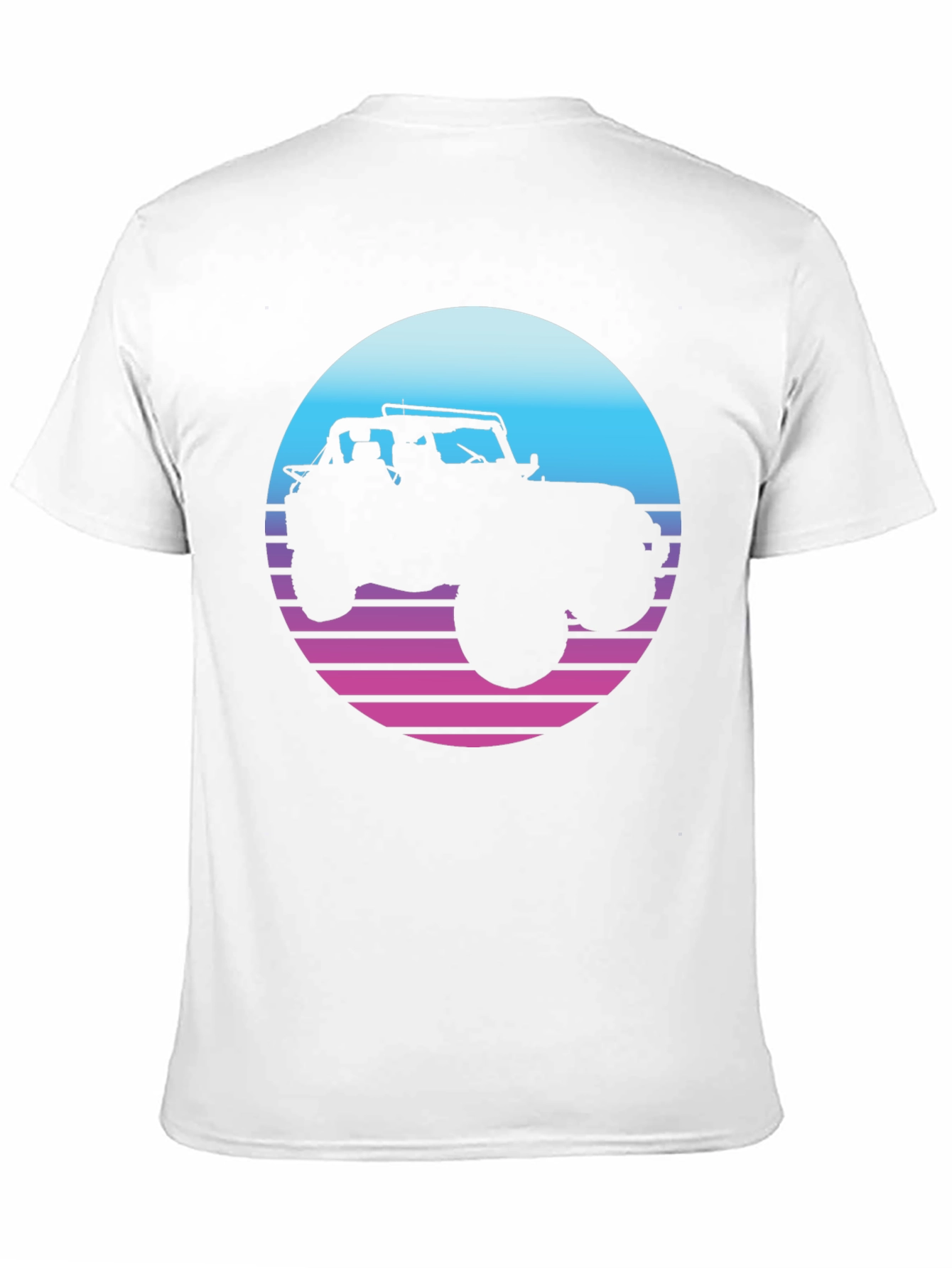 Retro Jeep T-Shirt - Sunset Graphic Tee