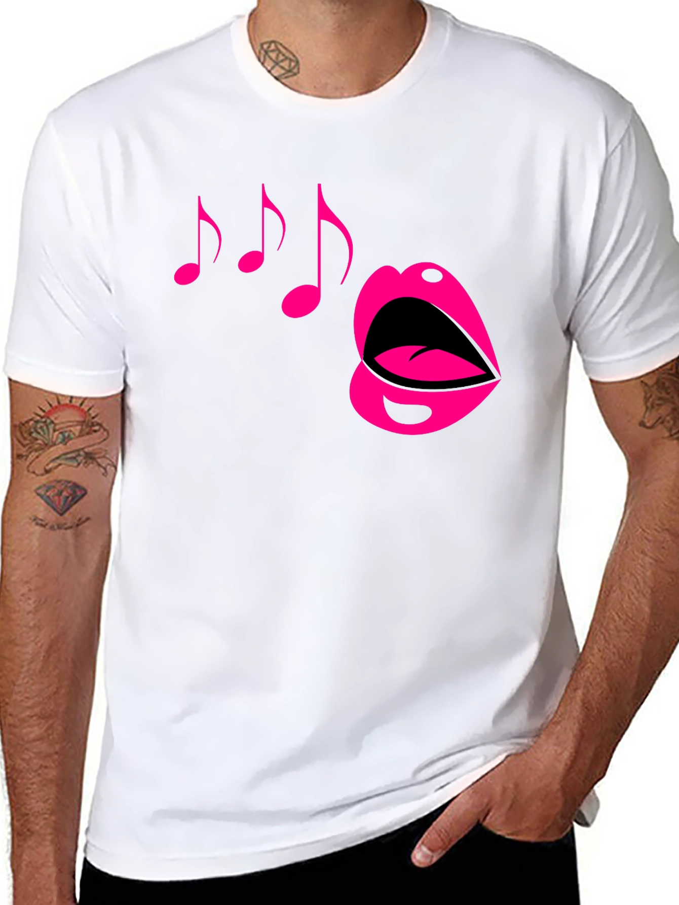 Sing Loud Graphic Tee - Black