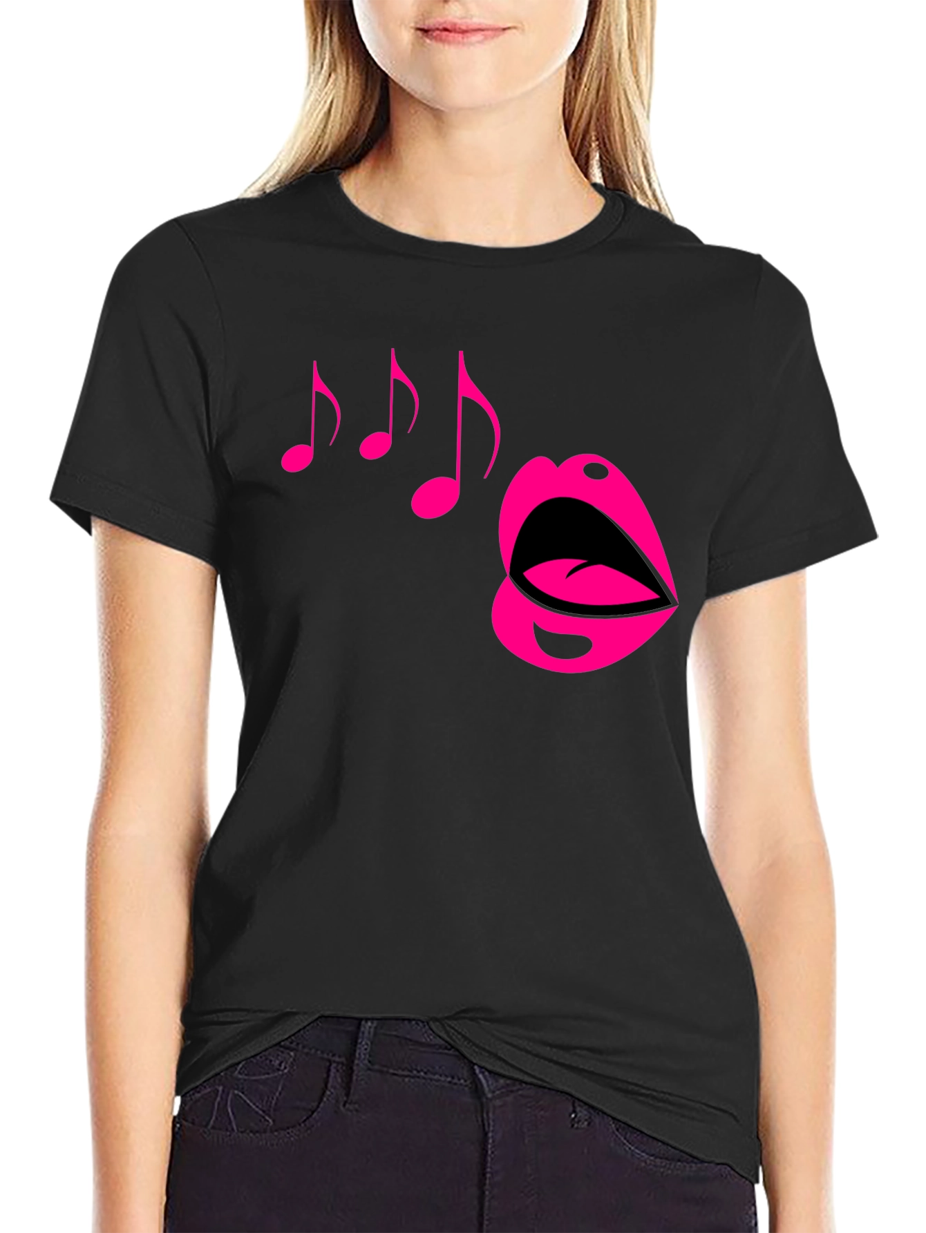 Sing Loud Graphic Tee - Black