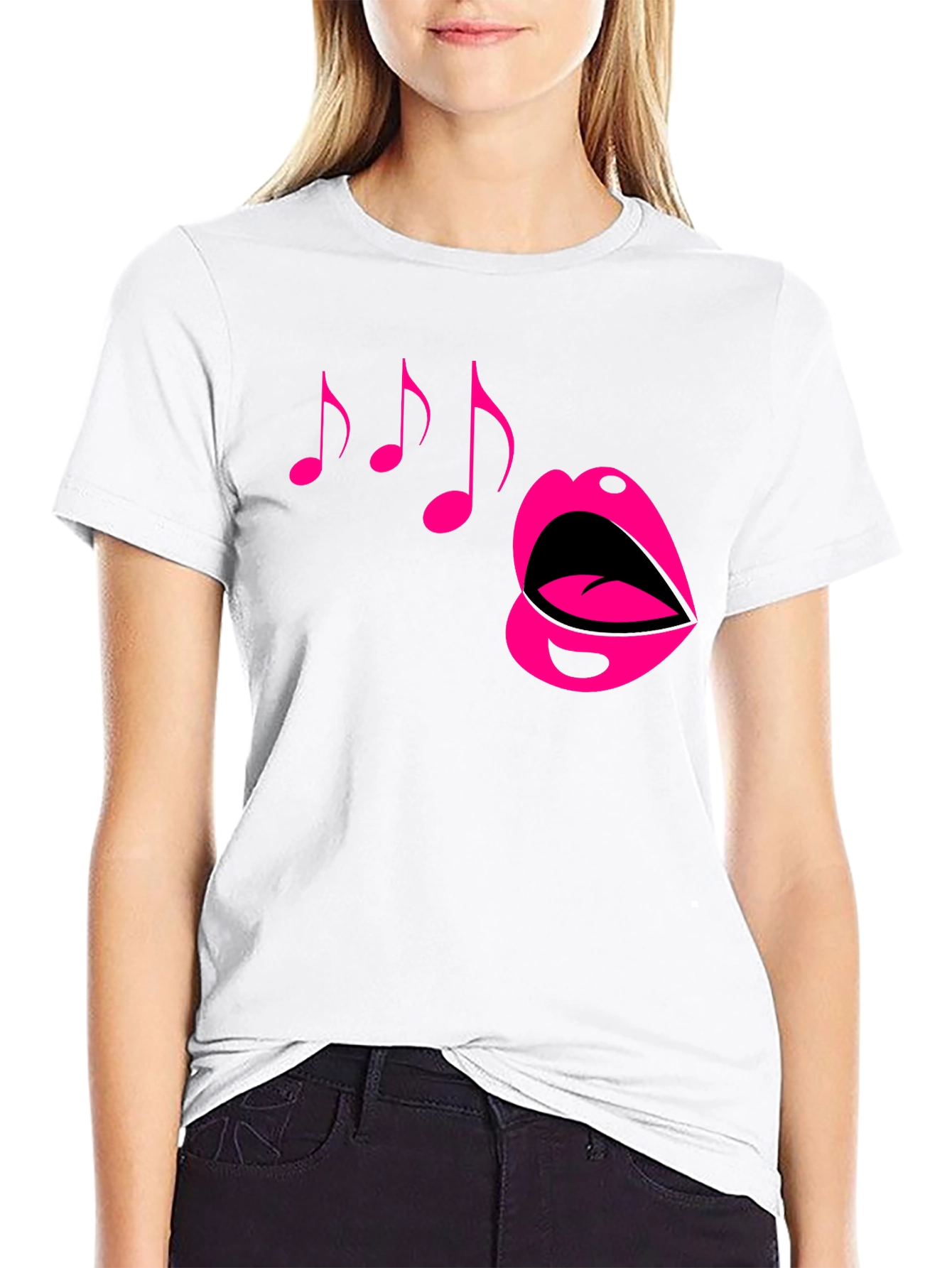 Sing Loud Graphic Tee - Black