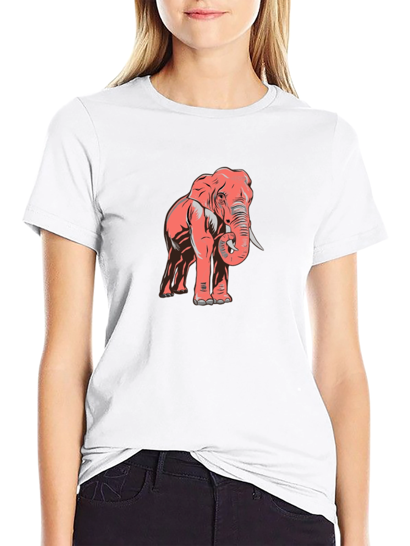 Graphic Elephant Tee - Stylish Mens T-Shirt