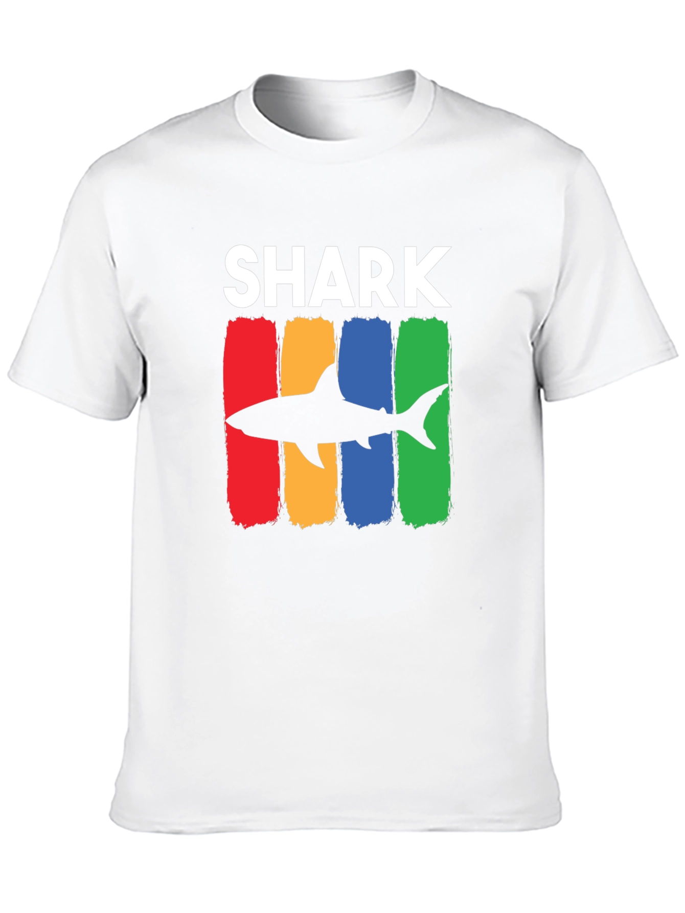 Shark Graphic Tee - Cool Mens Black T-Shirt