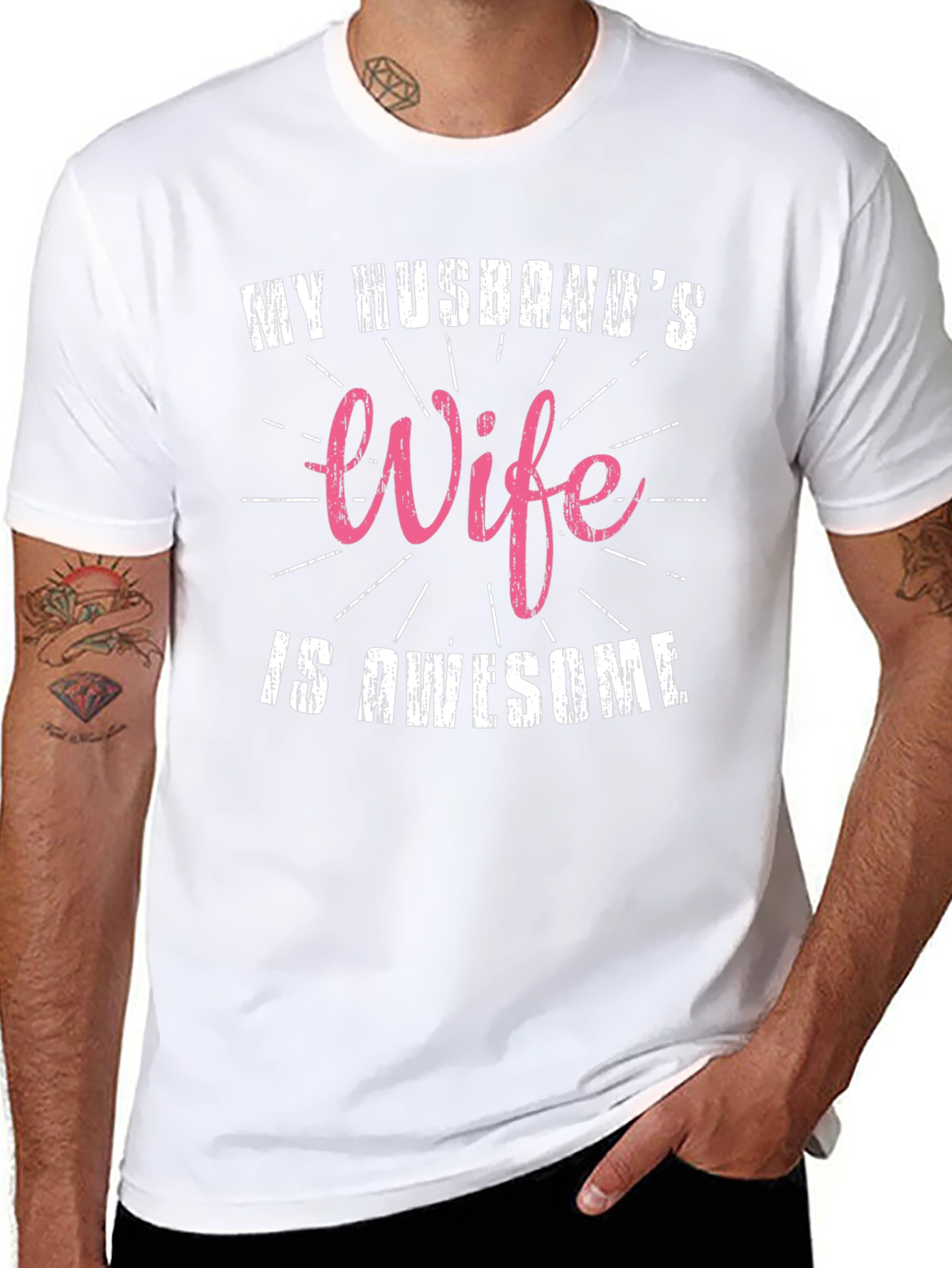 My Husbands Wife is Awesome T-Shirt