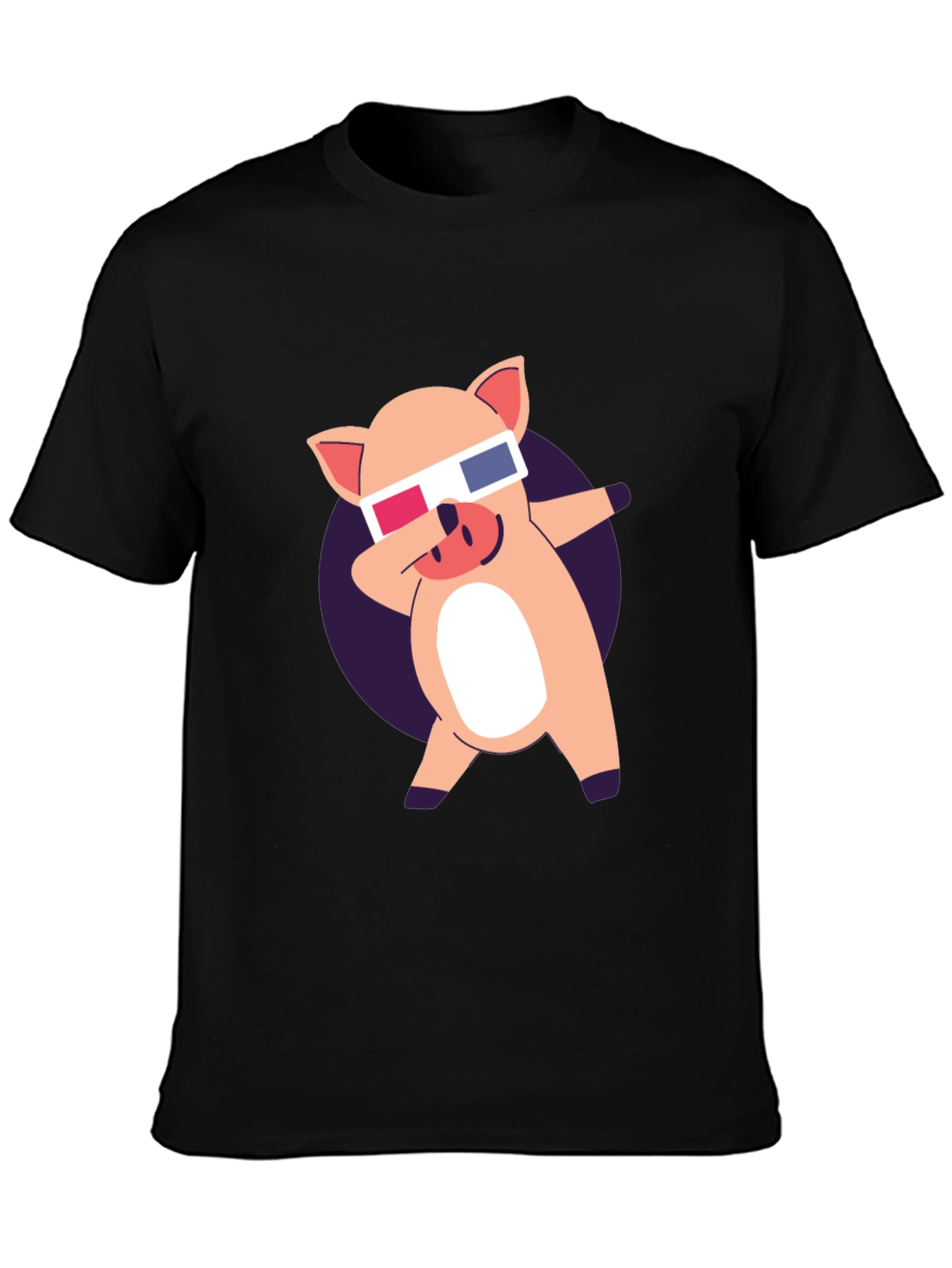 Dabbing Pig Tee: Cool Graphic Novelty T-Shirt