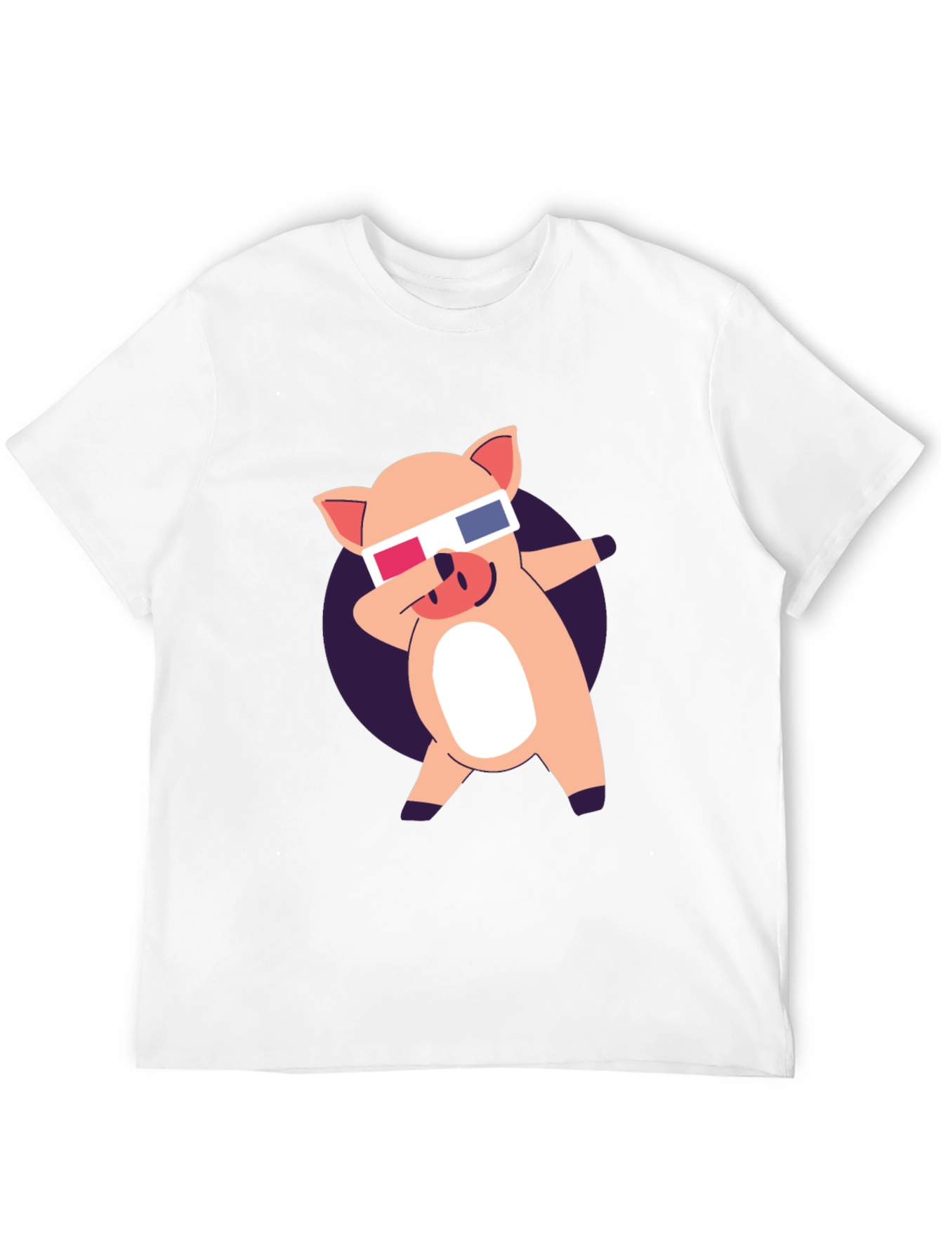 Dabbing Pig Tee: Cool Graphic Novelty T-Shirt
