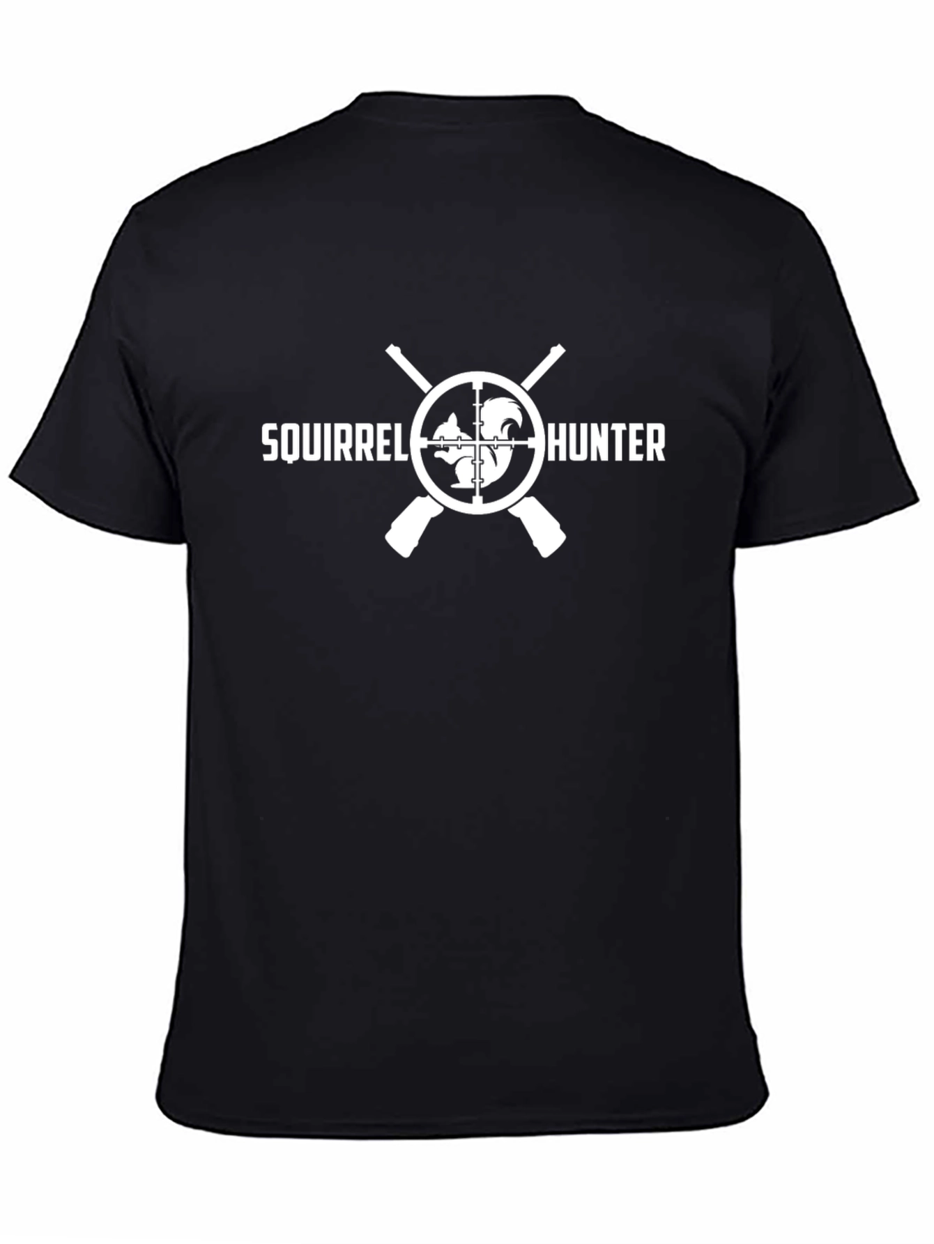 Squirrel Hunter Black T-Shirt