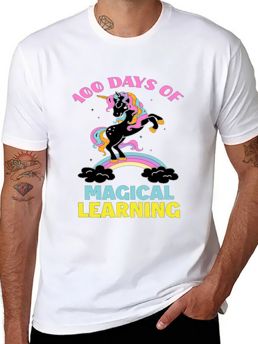 100 Days of Magical Learning Unicorn T-Shirt