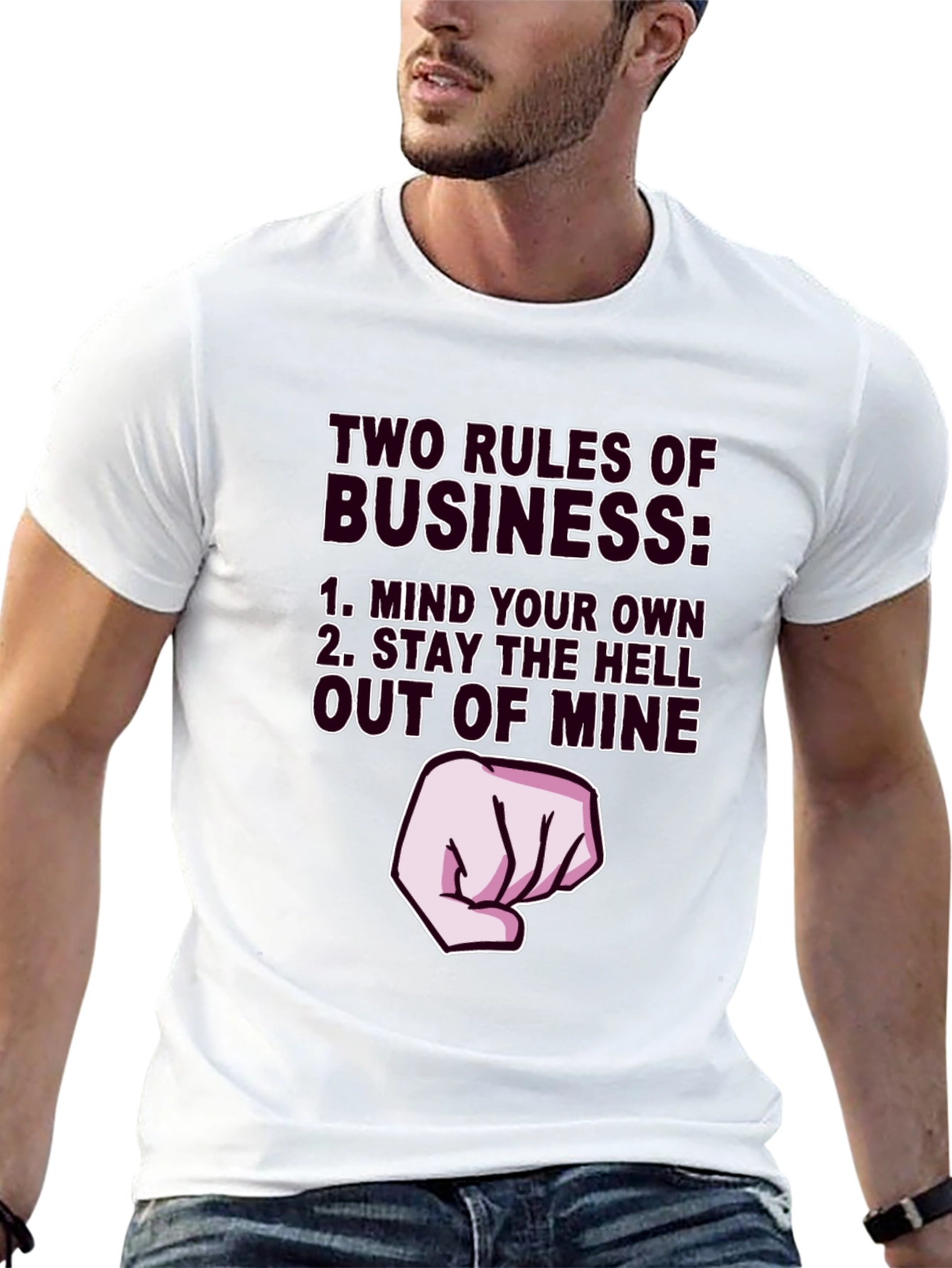 Two Rules of Business Graphic Tee