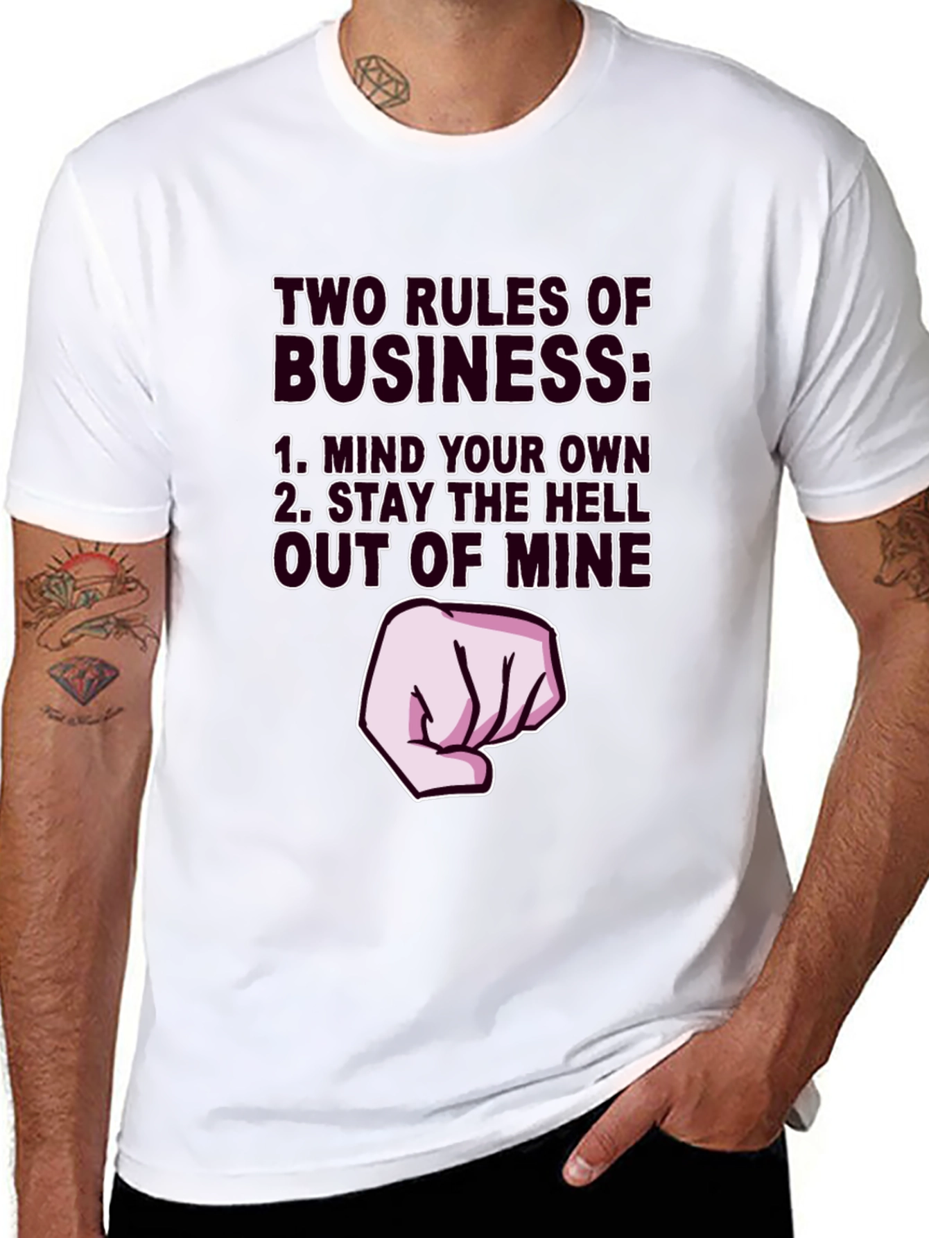 Two Rules of Business Graphic Tee